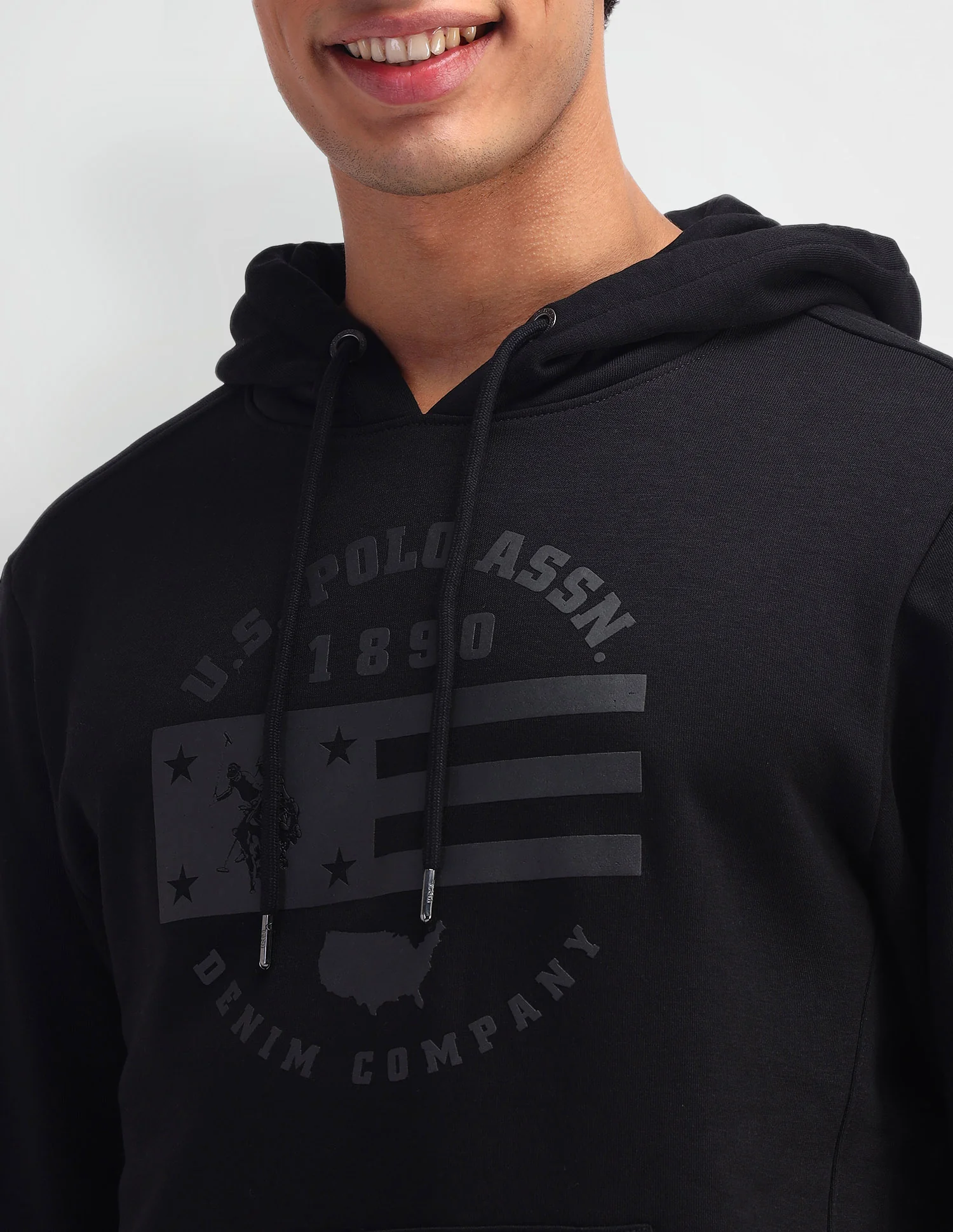 Brand Printed Hooded Sweatshirt - Image 7