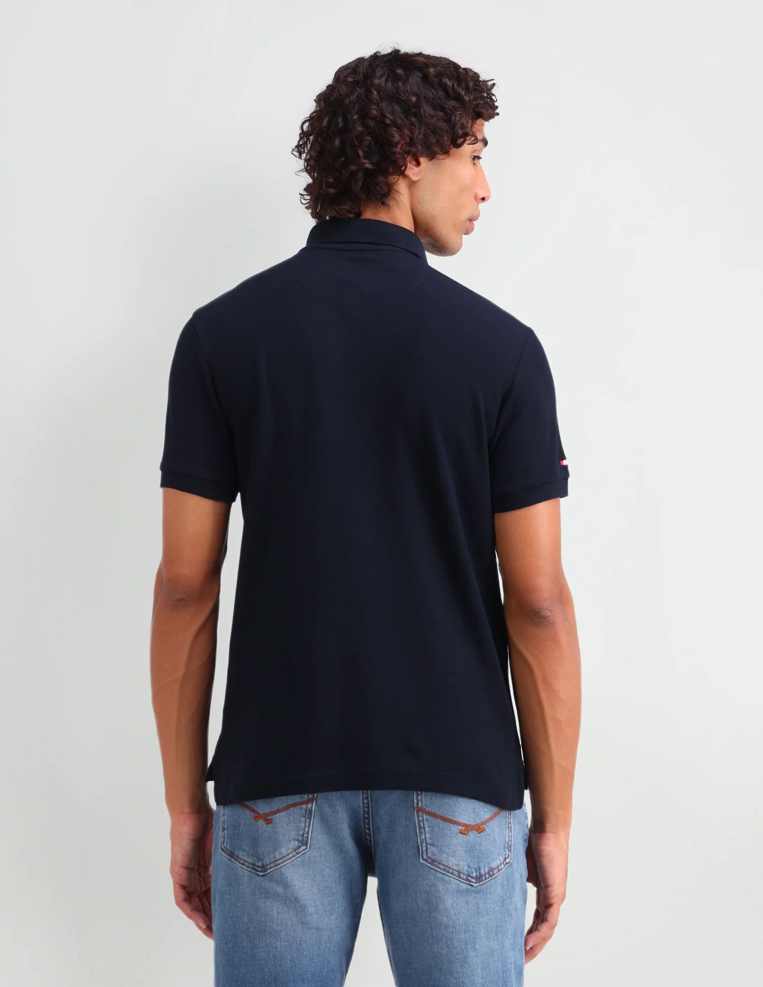 Brand Printed Muscle Fit Polo Shirt - Image 5