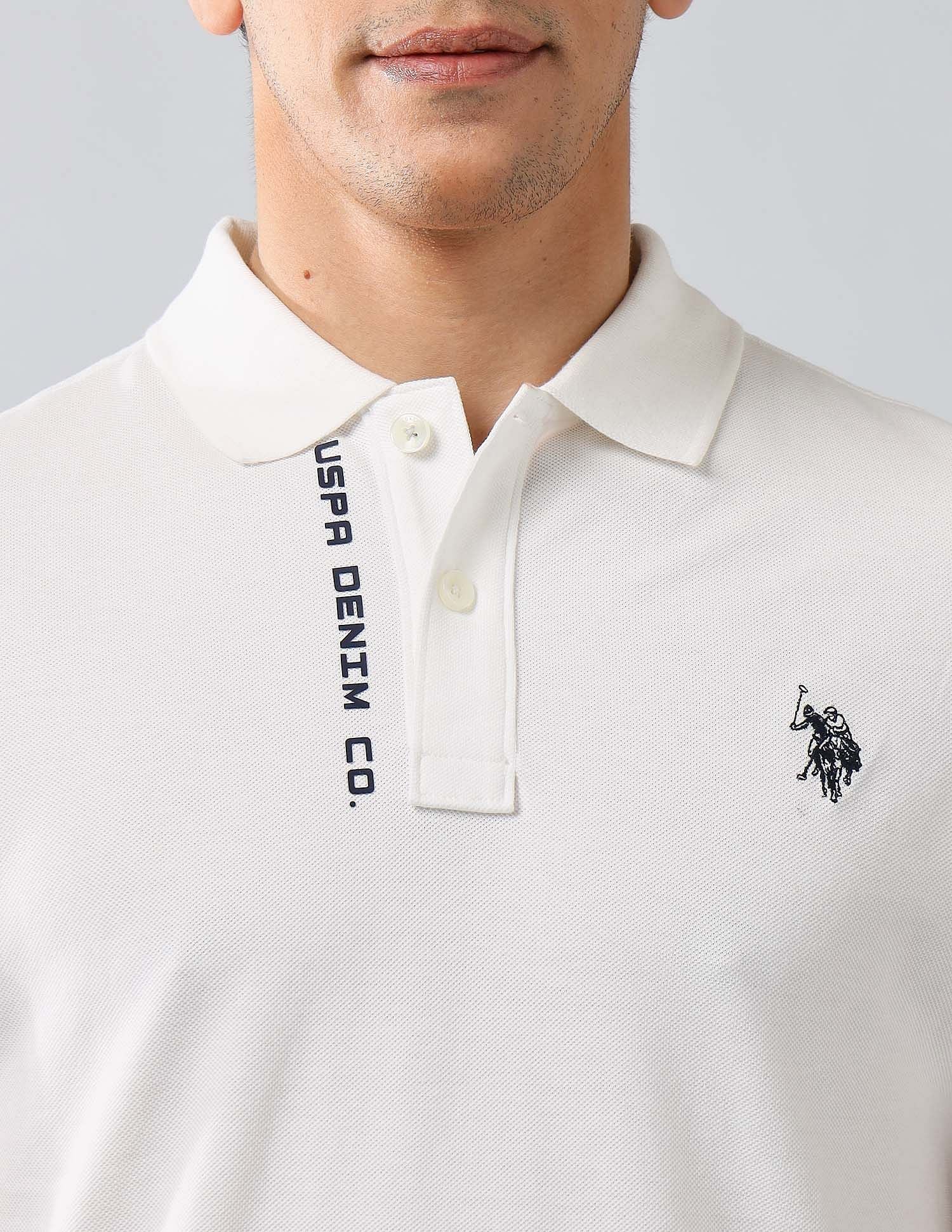 Brand Printed Muscle Fit Polo Shirt - Image 7