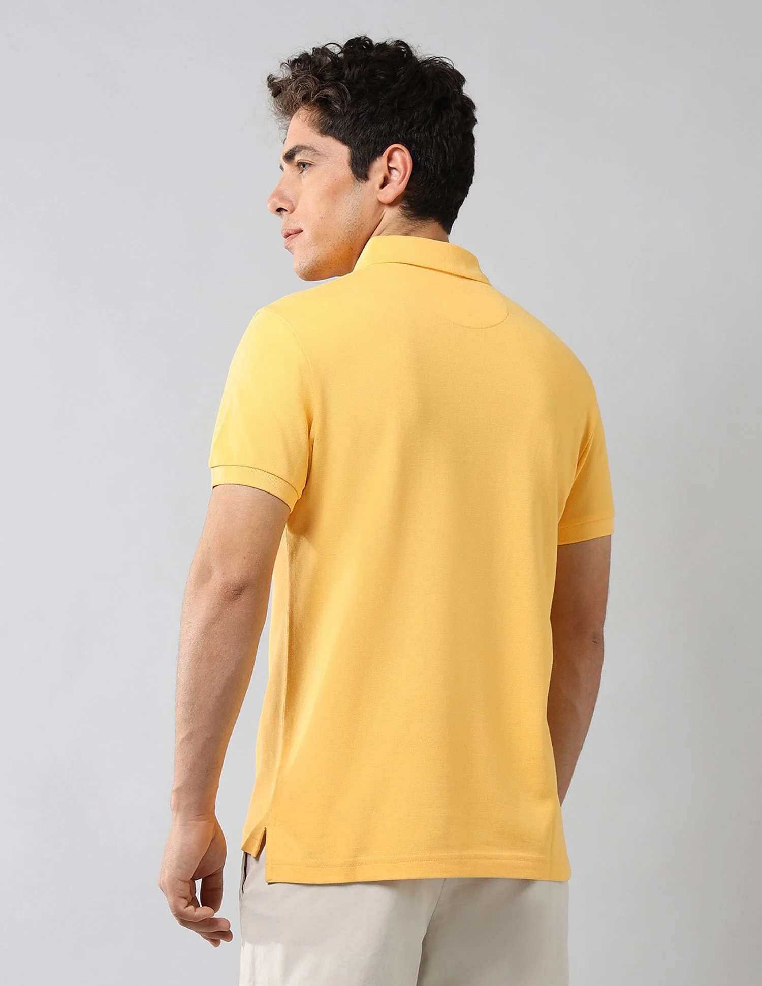 Brand Printed Muscle Fit Polo Shirt - Image 5