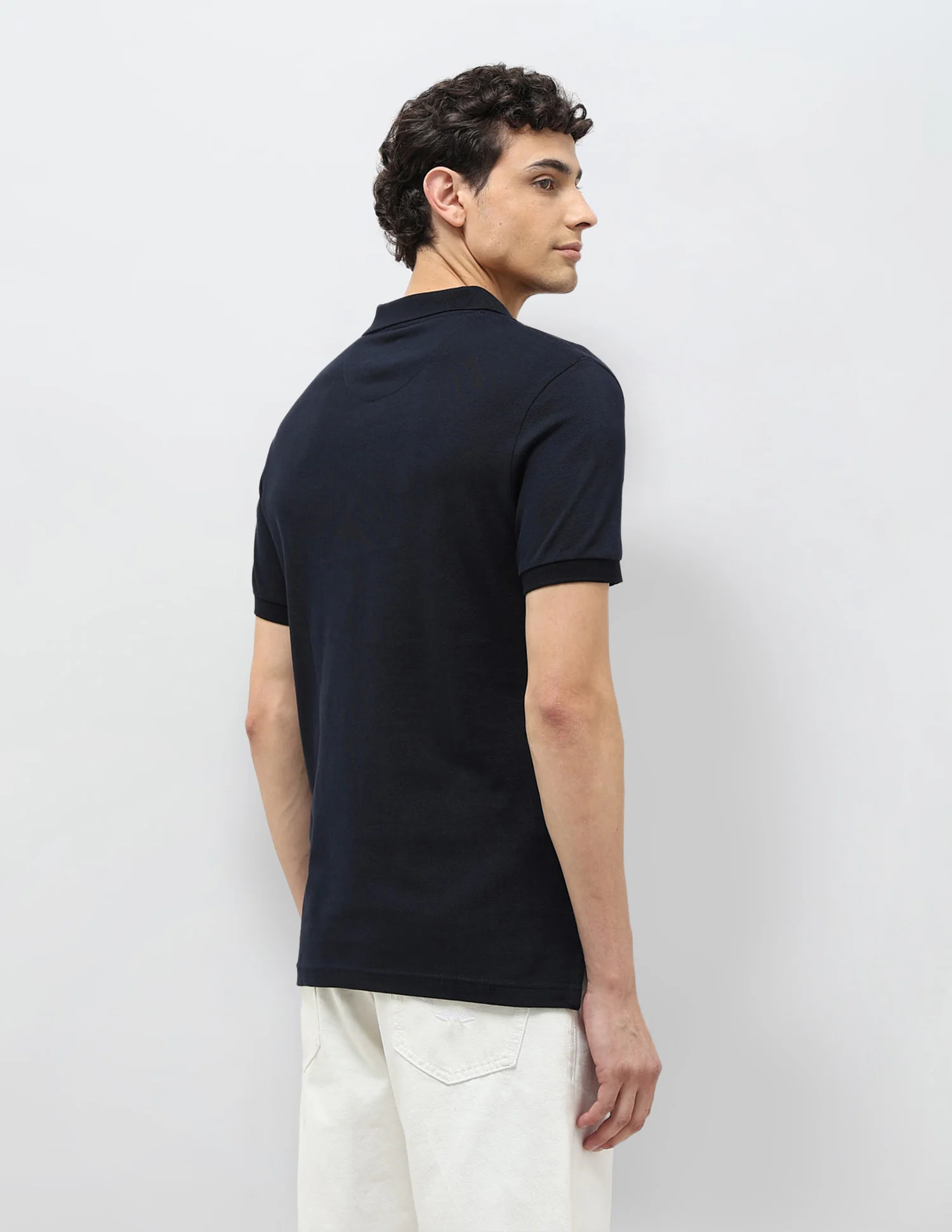 Brand Printed Muscle Fit Polo shirt - Image 5