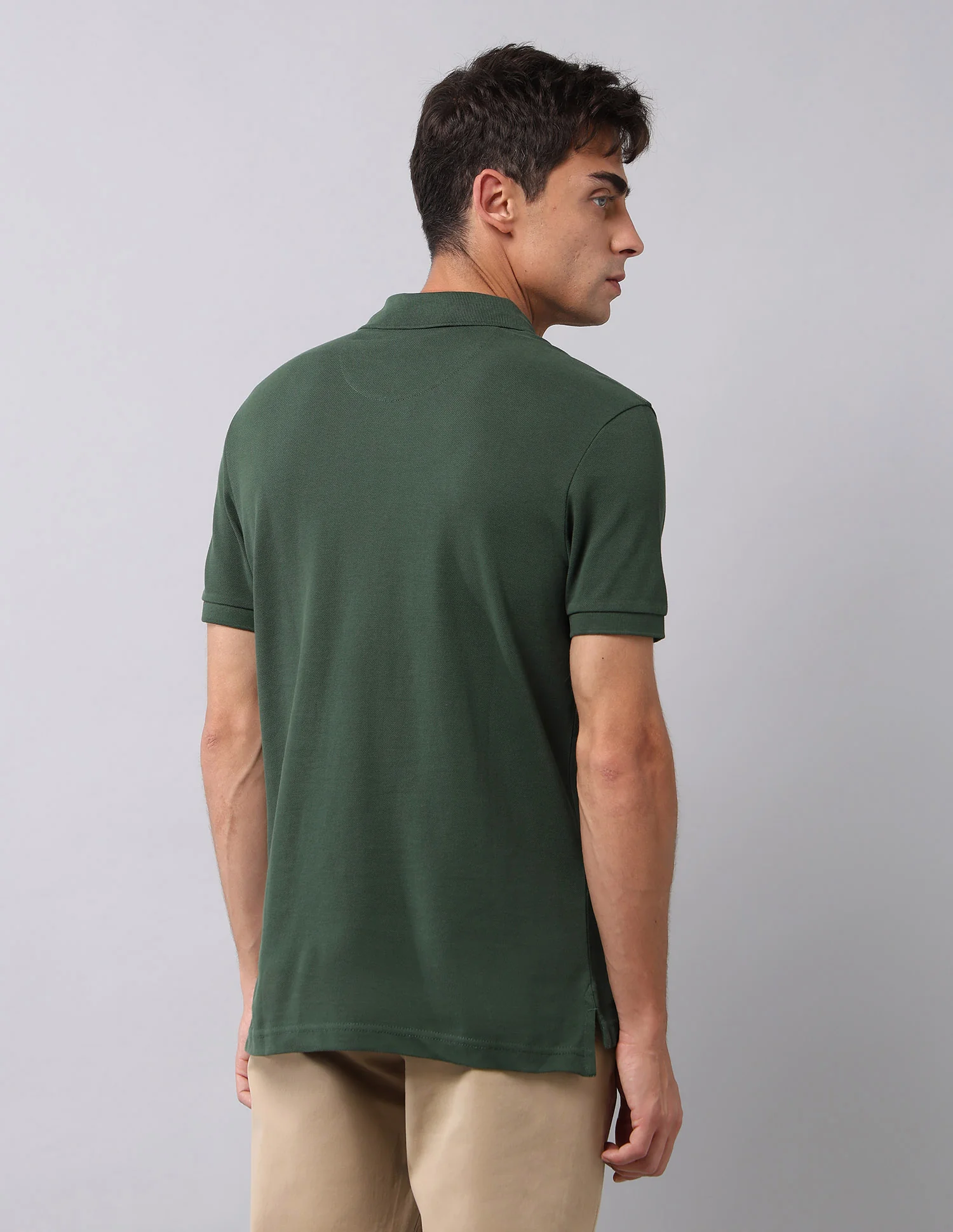 Brand Printed Muscle Fit Polo Shirt - Image 5