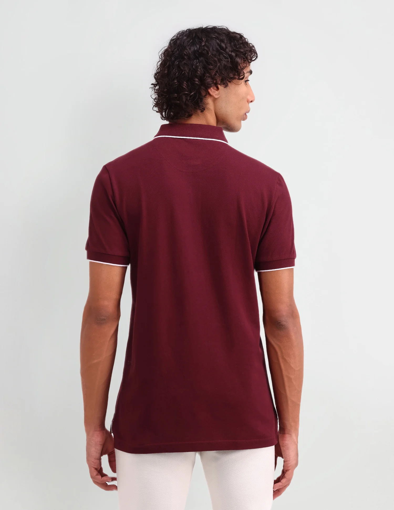 Brand Printed Muscle Fit Polo Shirt - Image 5