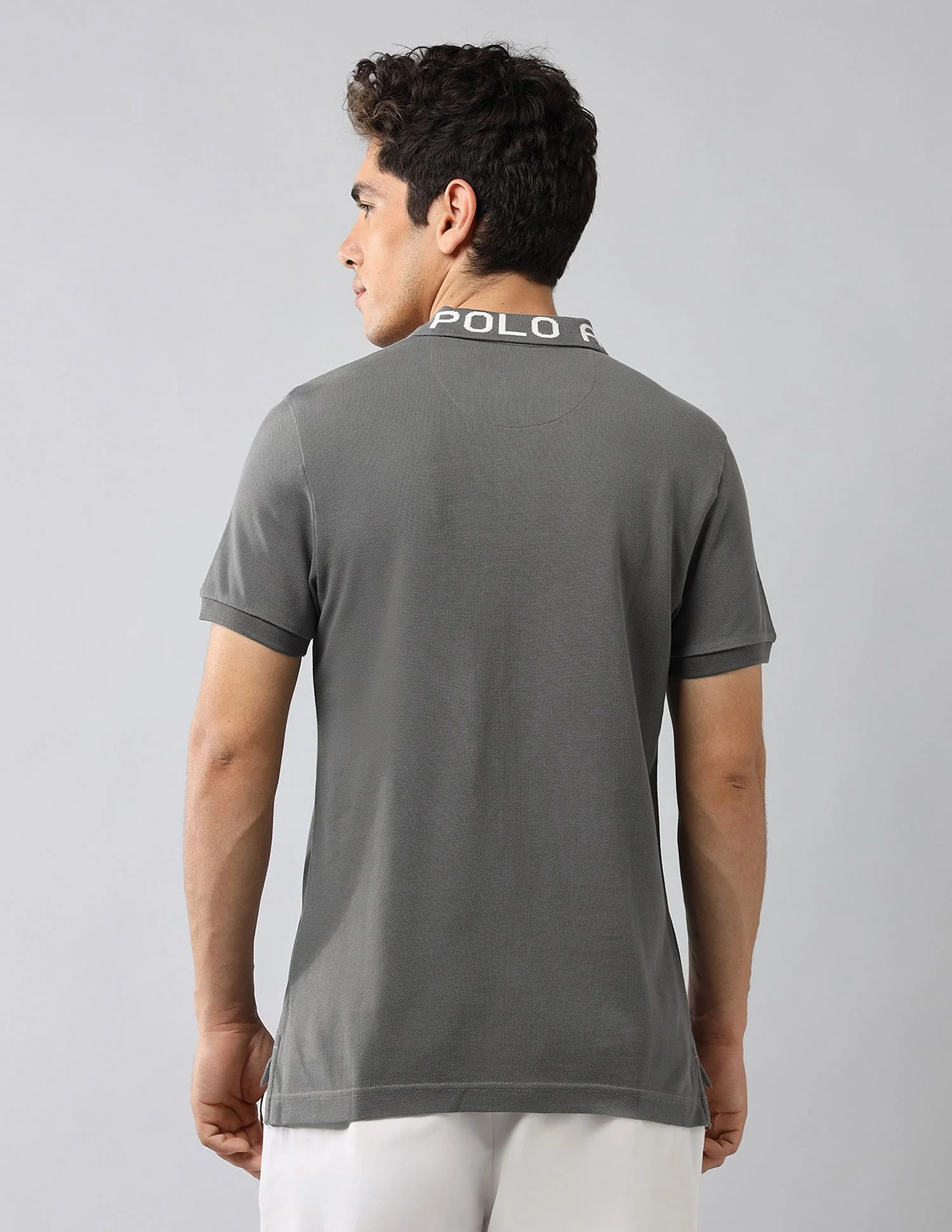 Brand Printed Muscle Fit Polo Shirt - Image 5