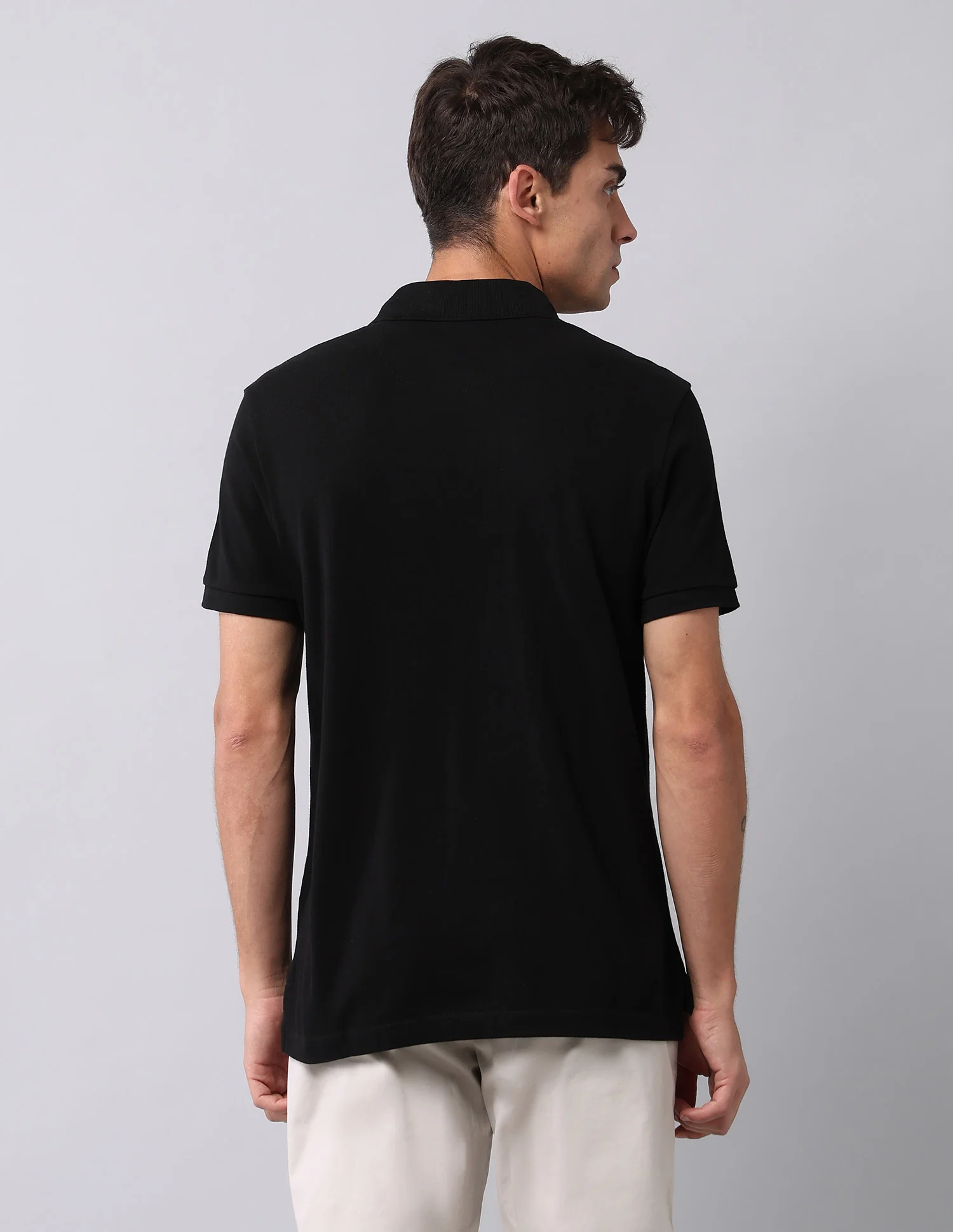 Brand Printed Muscle Fit Polo Shirt - Image 5