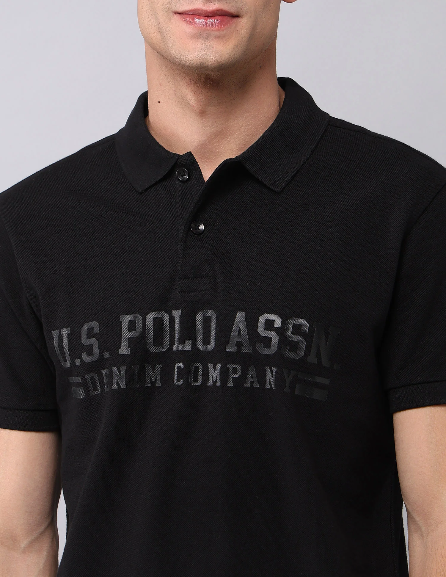 Brand Printed Muscle Fit Polo Shirt - Image 7
