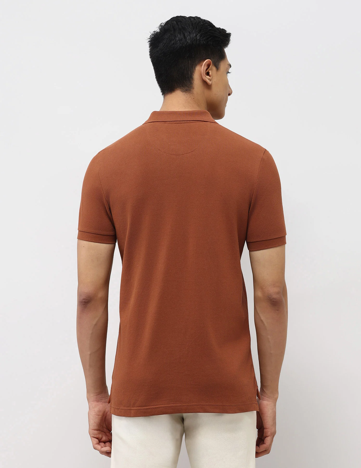 Brand Printed Muscle Fit Polo Shirt - Image 5