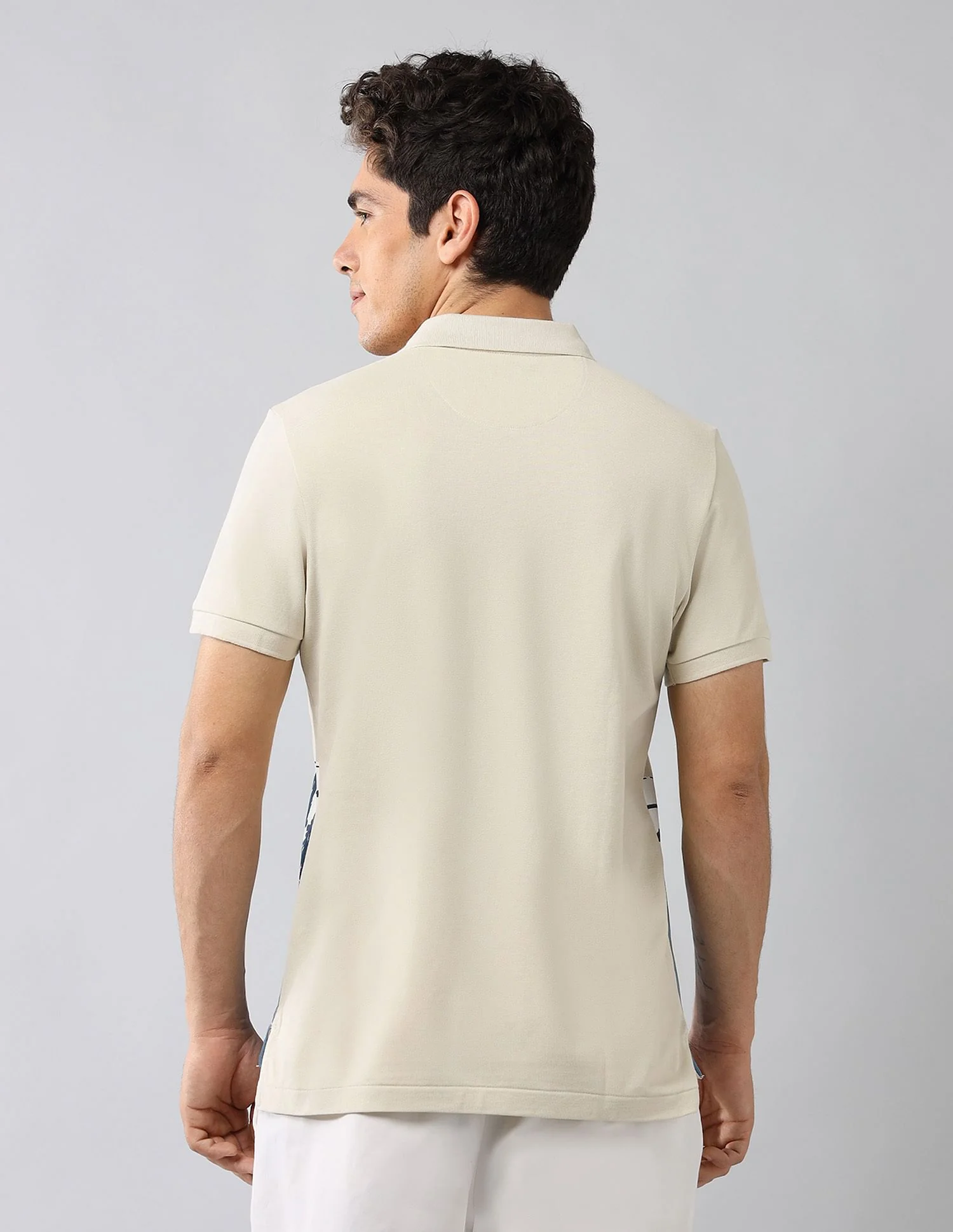 Brand Printed Muscle Fit Polo Shirt - Image 5