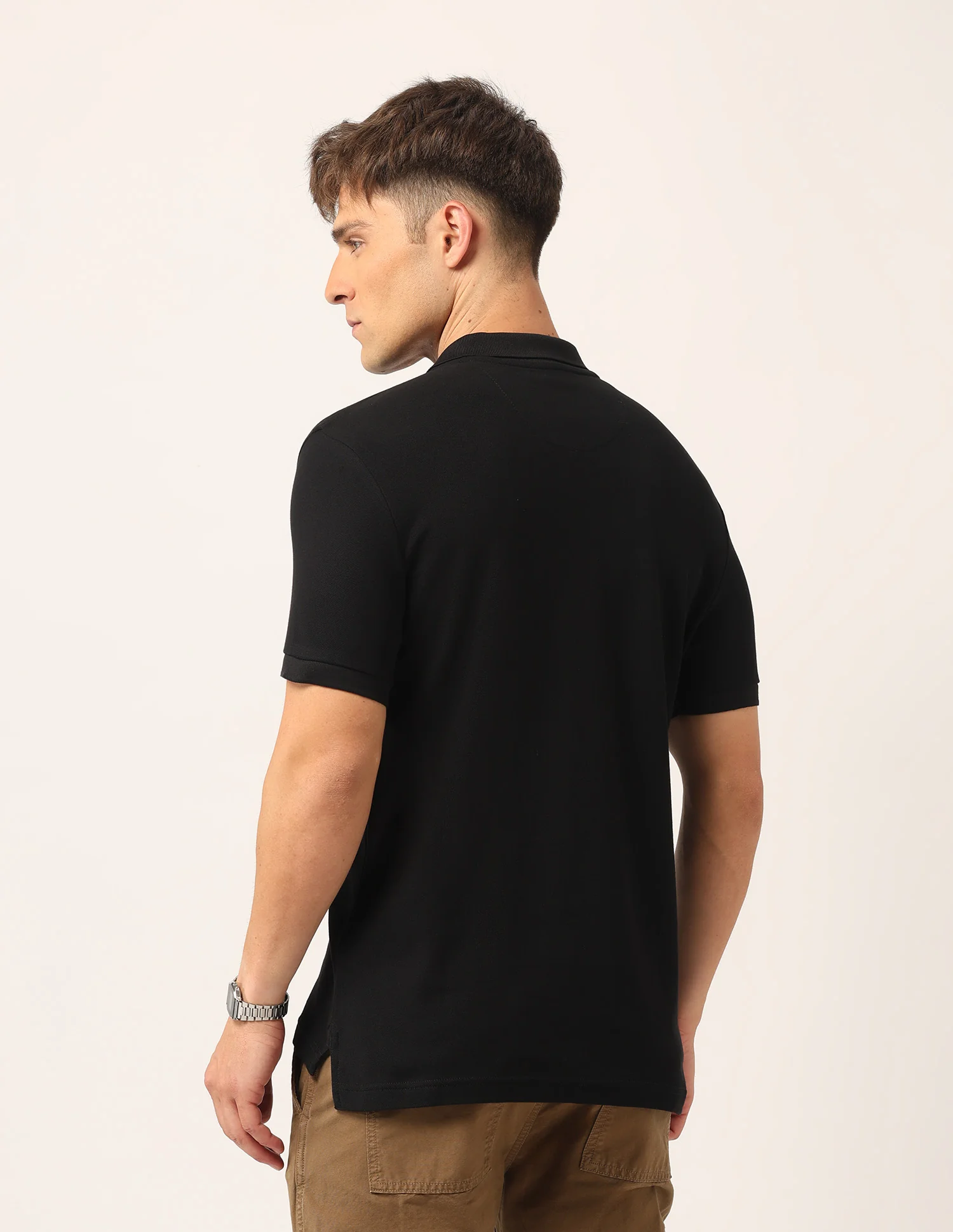 Brand Printed Muscle Fit Polo Shirt - Image 5
