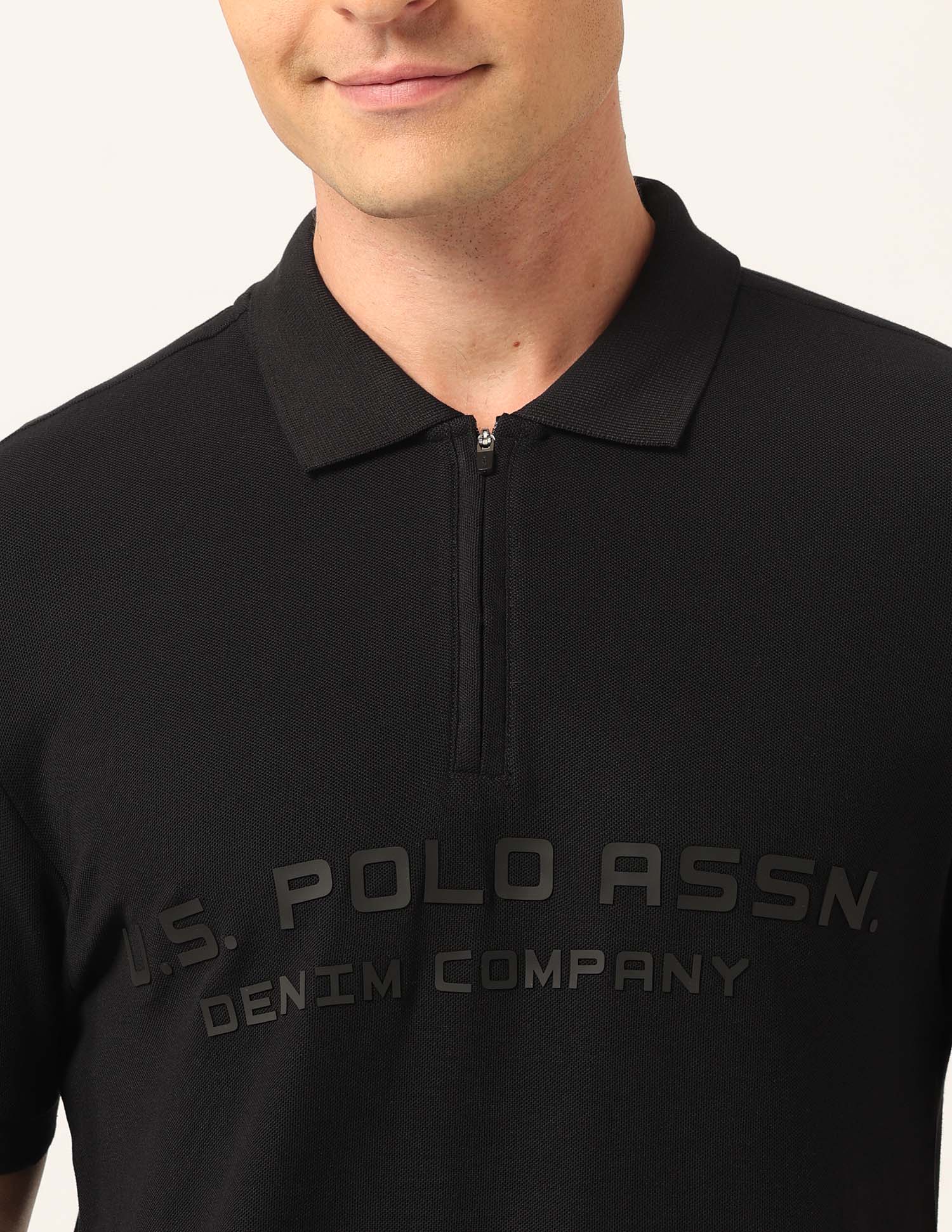 Brand Printed Muscle Fit Polo Shirt - Image 7