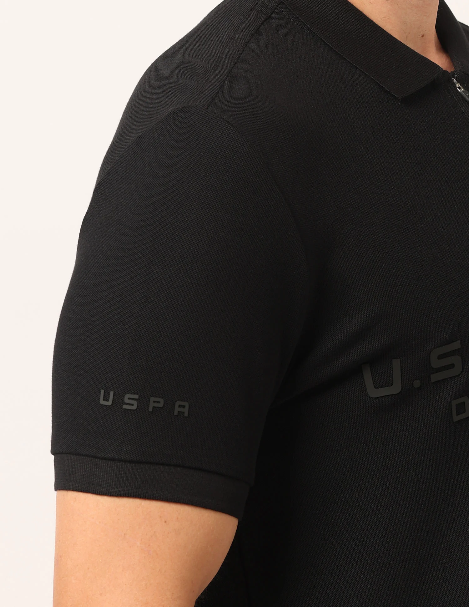 Brand Printed Muscle Fit Polo Shirt - Image 8