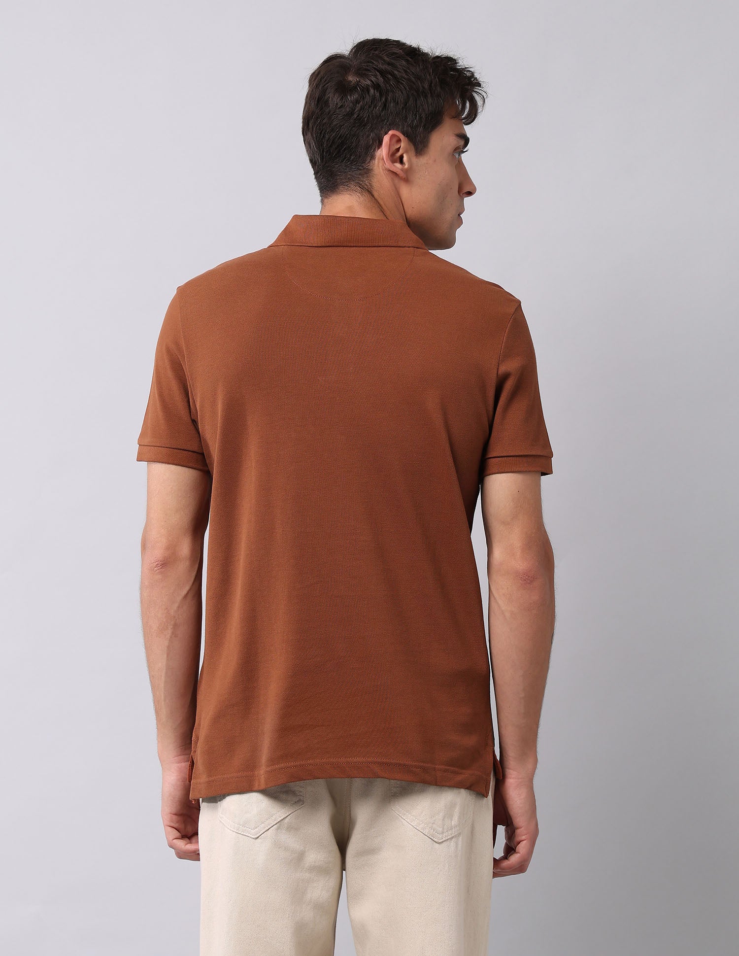 Brand Printed Muscle Fit Polo Shirt - Image 5