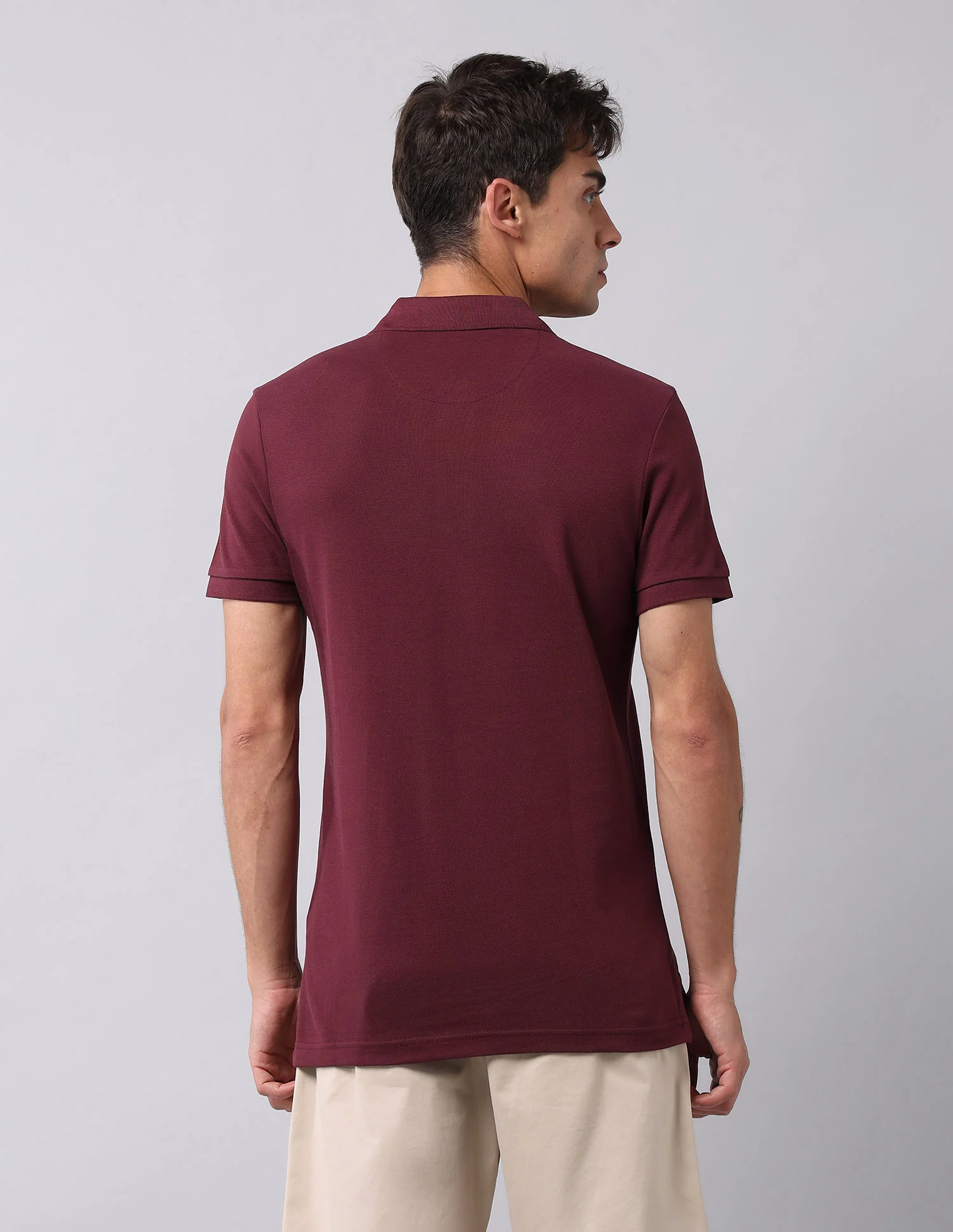 Brand Printed Muscle Fit Polo Shirt - Image 5