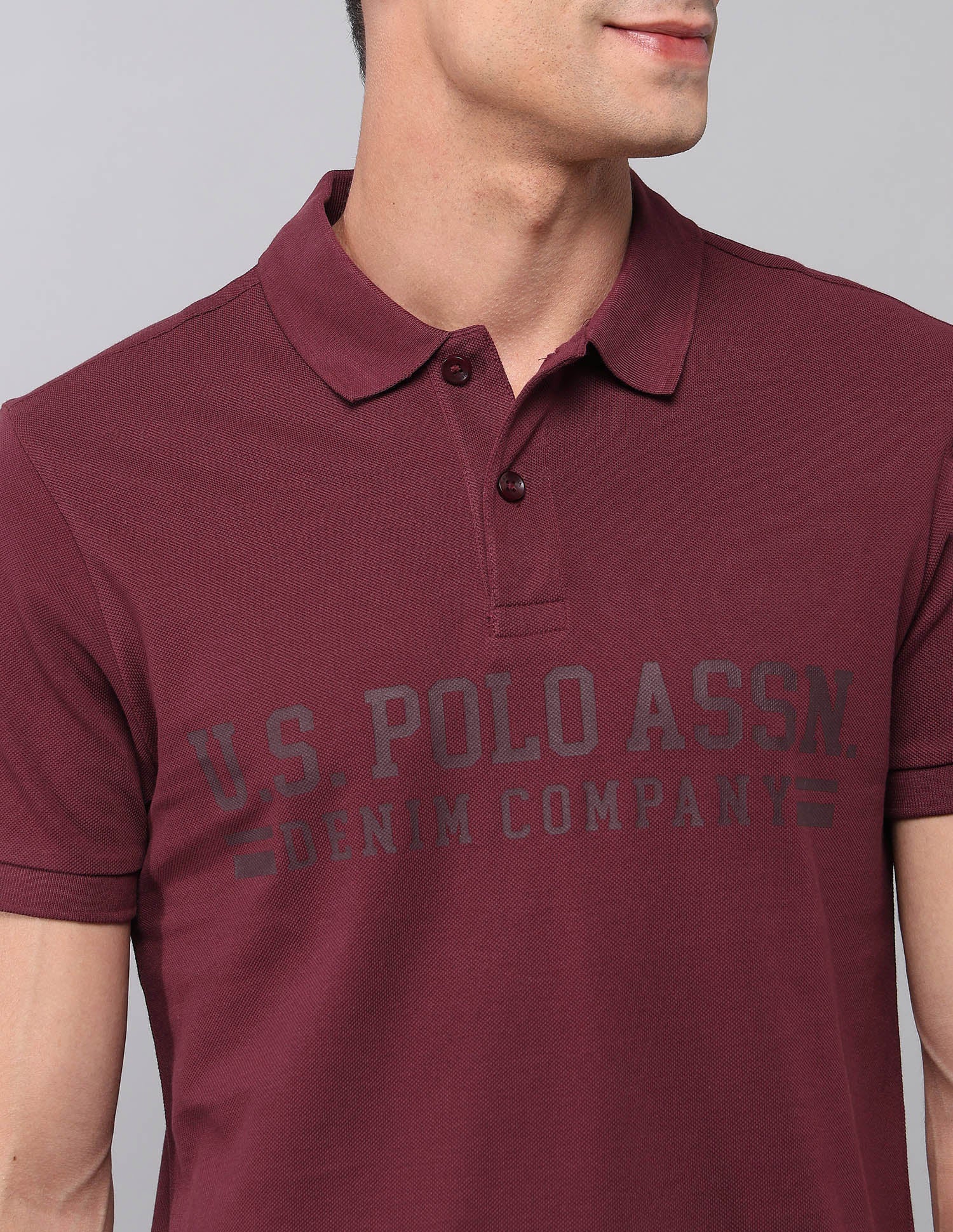 Brand Printed Muscle Fit Polo Shirt - Image 7