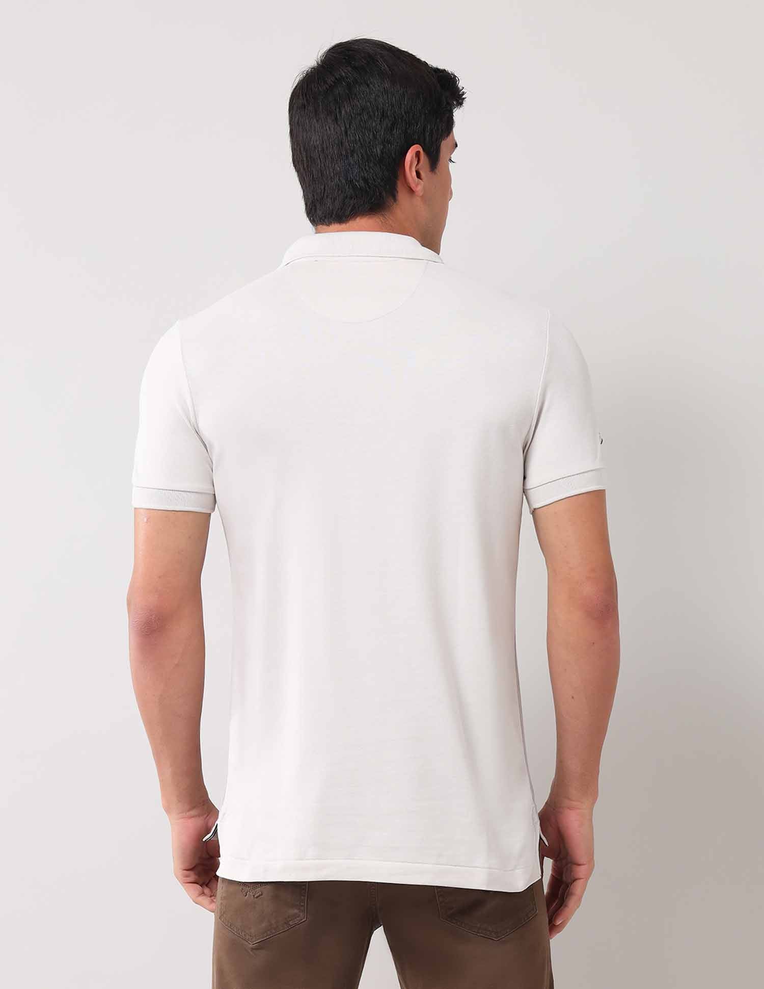 Brand Printed Muscle Fit Polo Shirt - Image 5