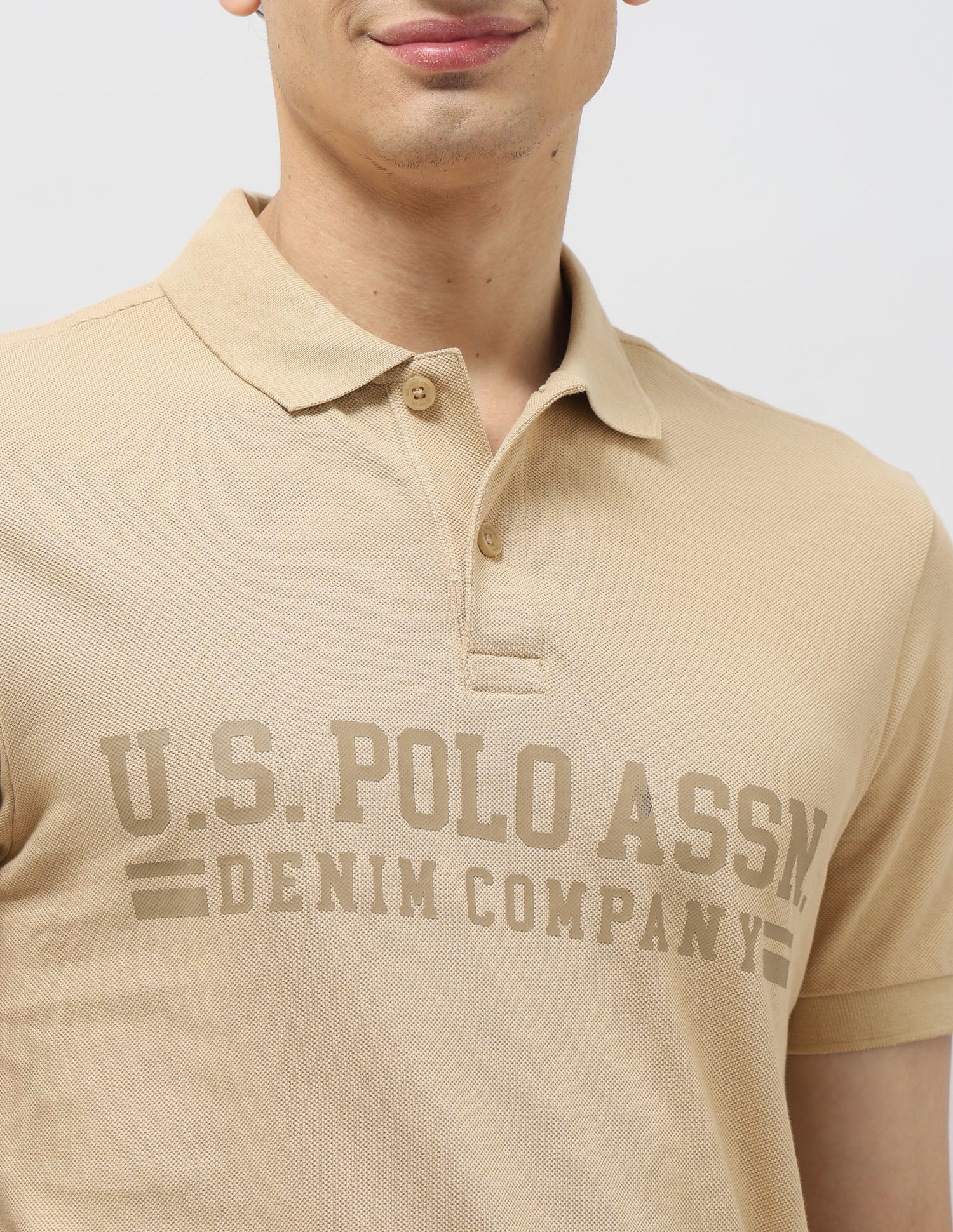 Brand Printed Muscle Fit Polo Shirt - Image 7