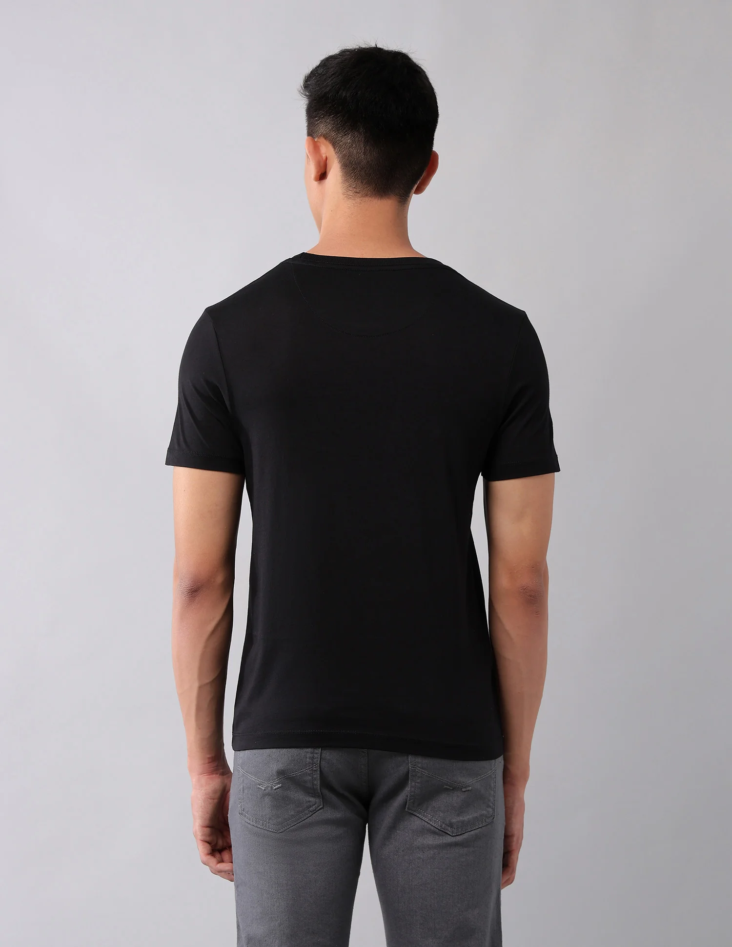 Brand Printed Muscle Fit T-Shirt - Image 5