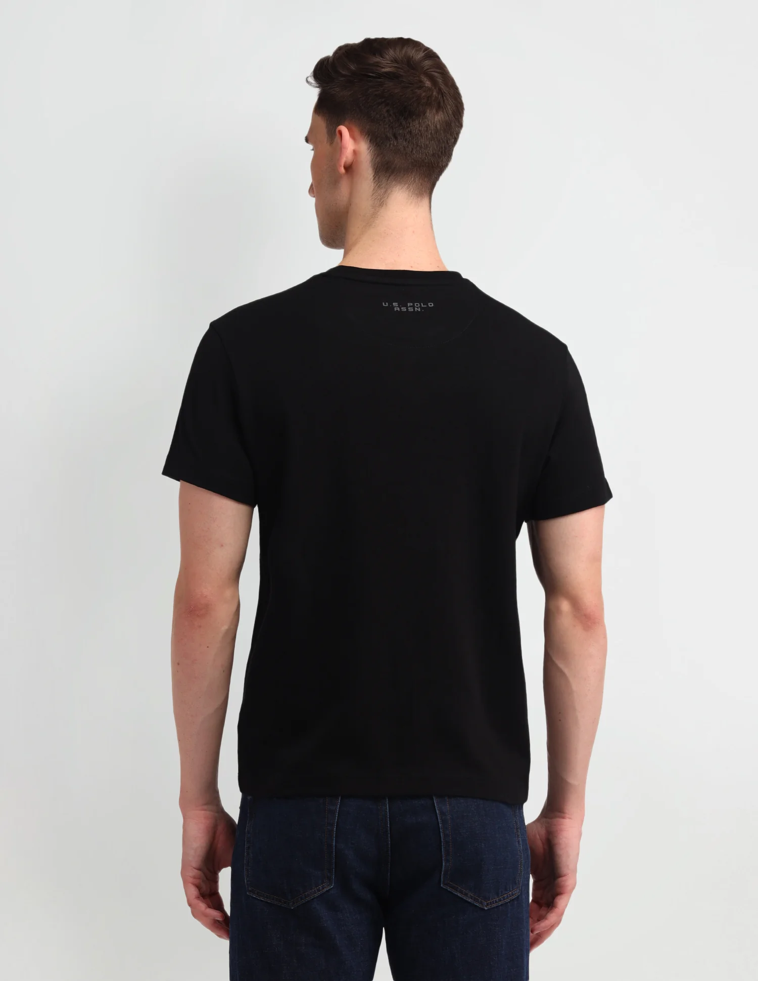 Brand Printed Muscle Fit T-Shirt - Image 5