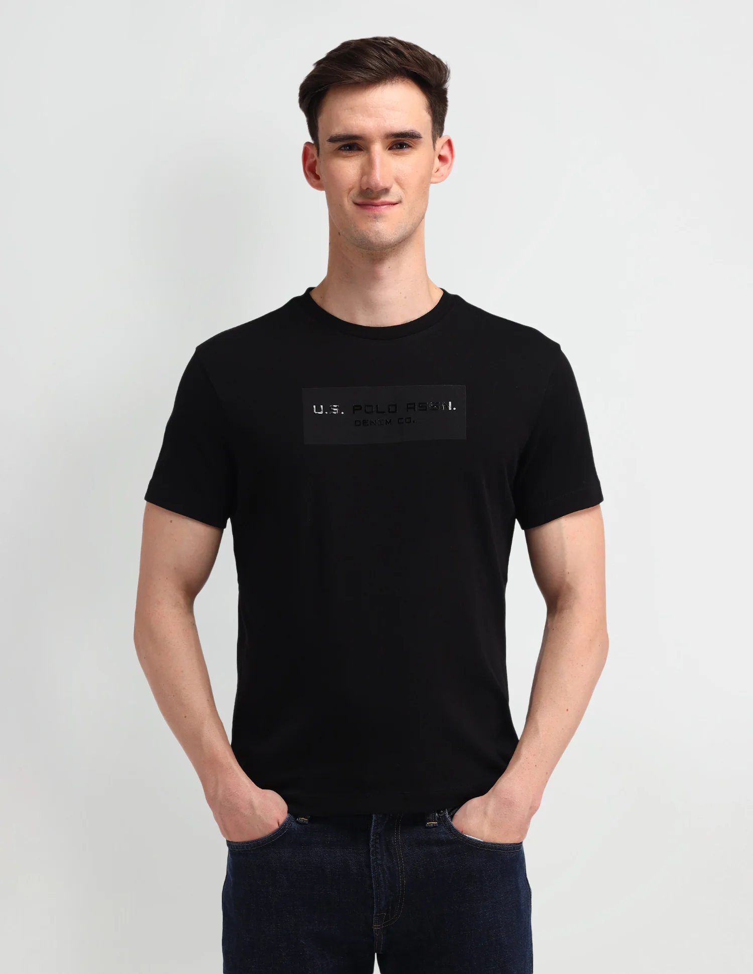 Brand Printed Muscle Fit T-Shirt - Image 6