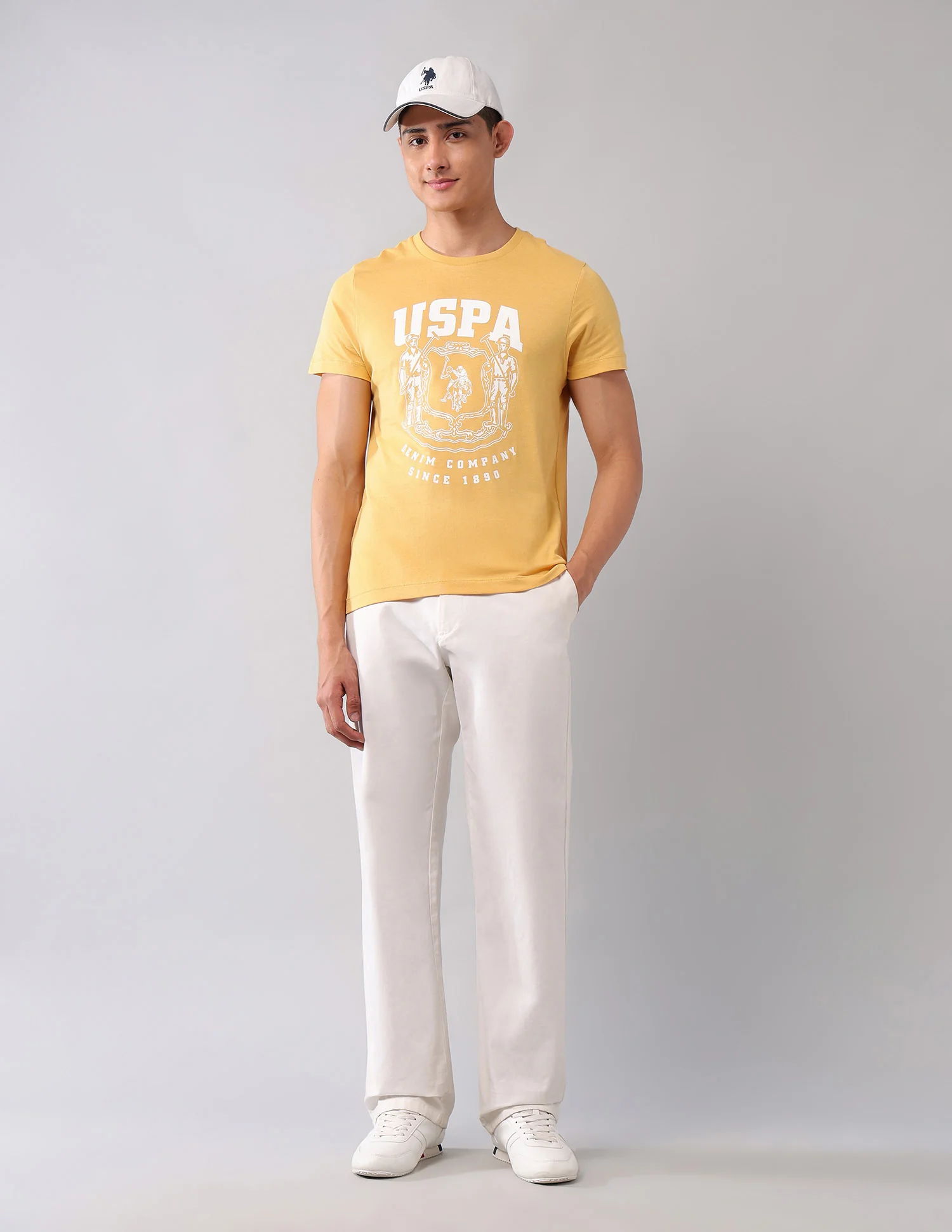 Brand Printed Muscle Fit T-Shirt - Image 3