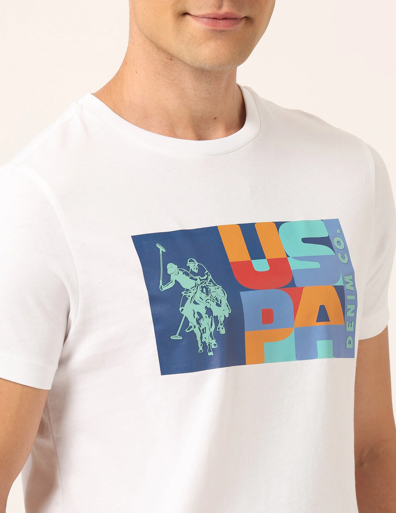Brand Printed Muscle Fit T-Shirt - Image 7