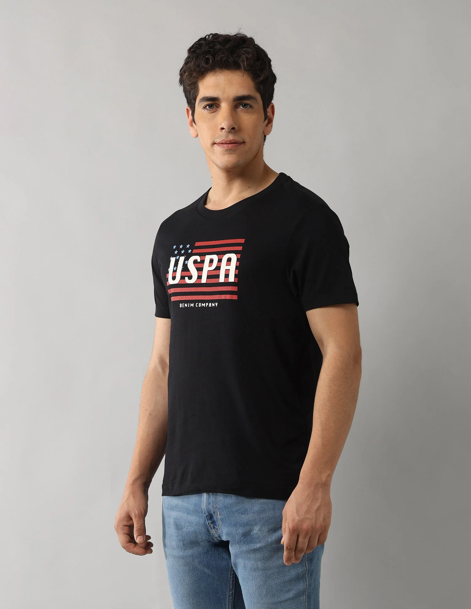 Brand Printed Muscle Fit T-Shirt - Image 4