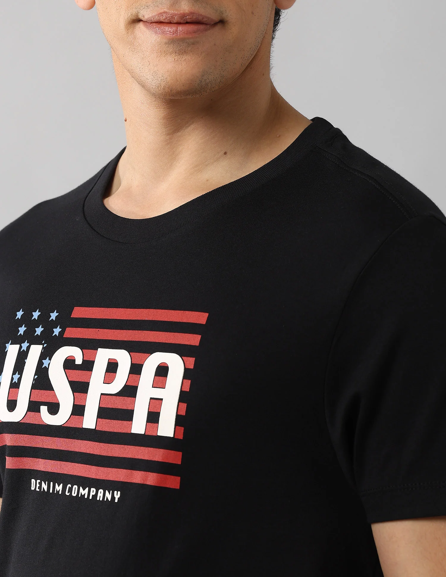 Brand Printed Muscle Fit T-Shirt - Image 7