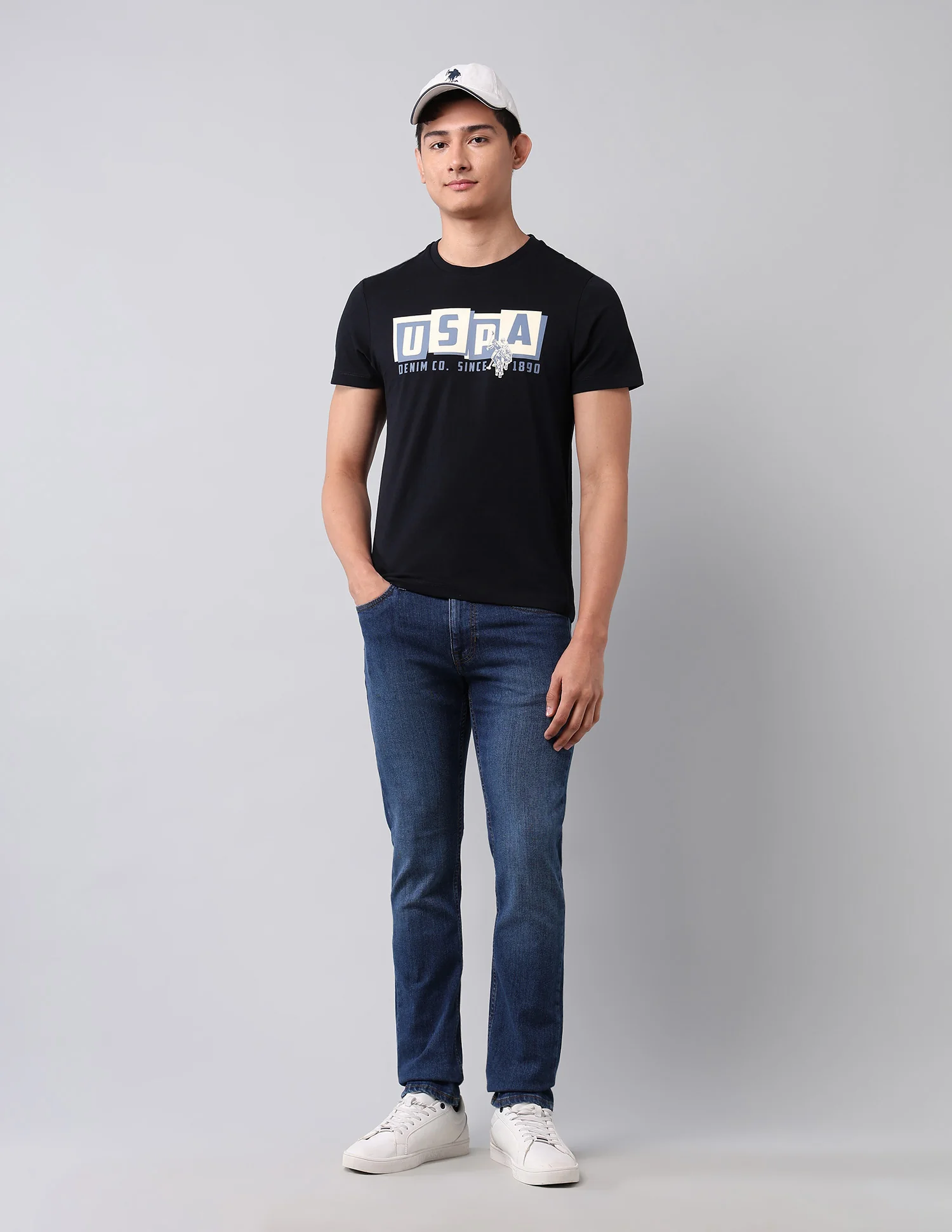 Brand Printed Muscle Fit T-Shirt - Image 3
