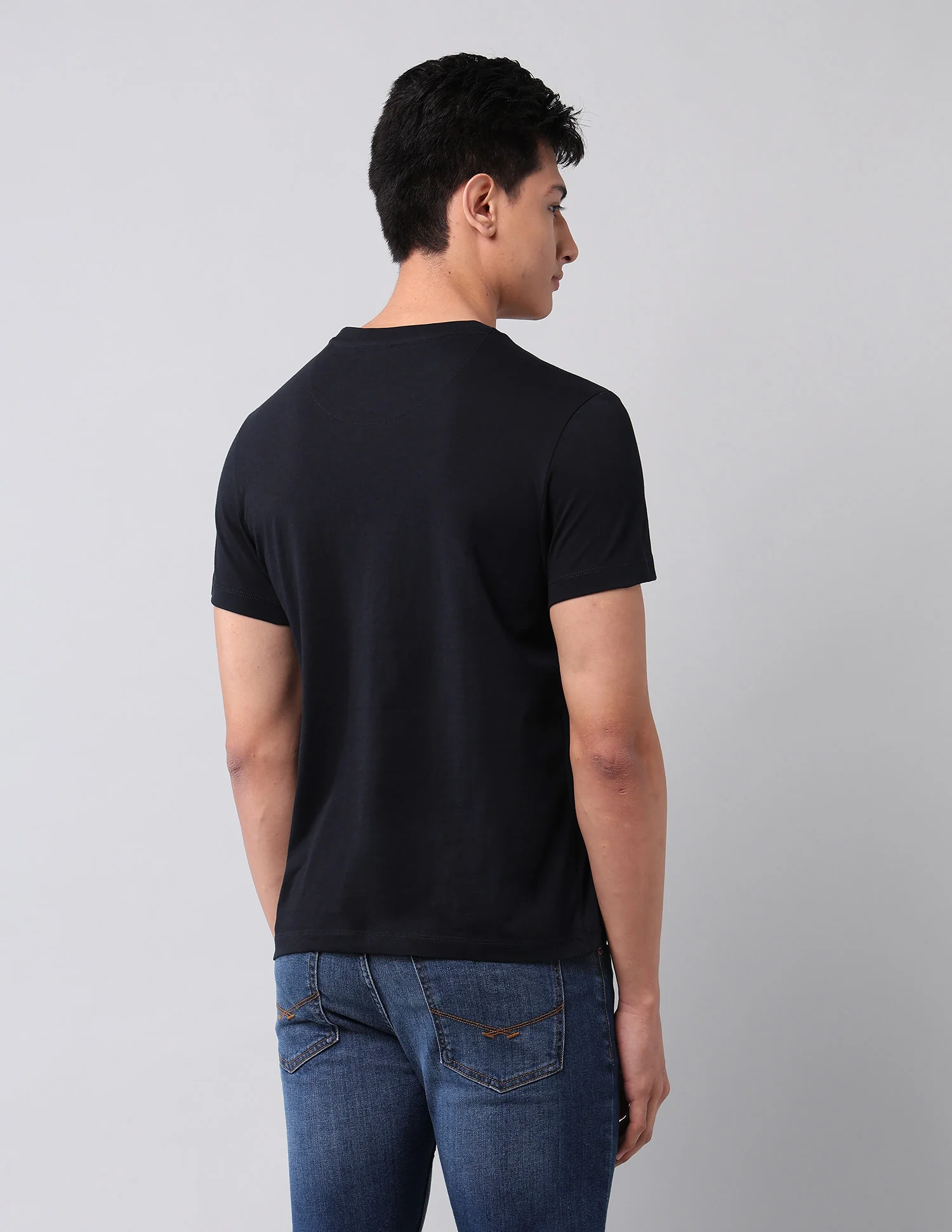 Brand Printed Muscle Fit T-Shirt - Image 5