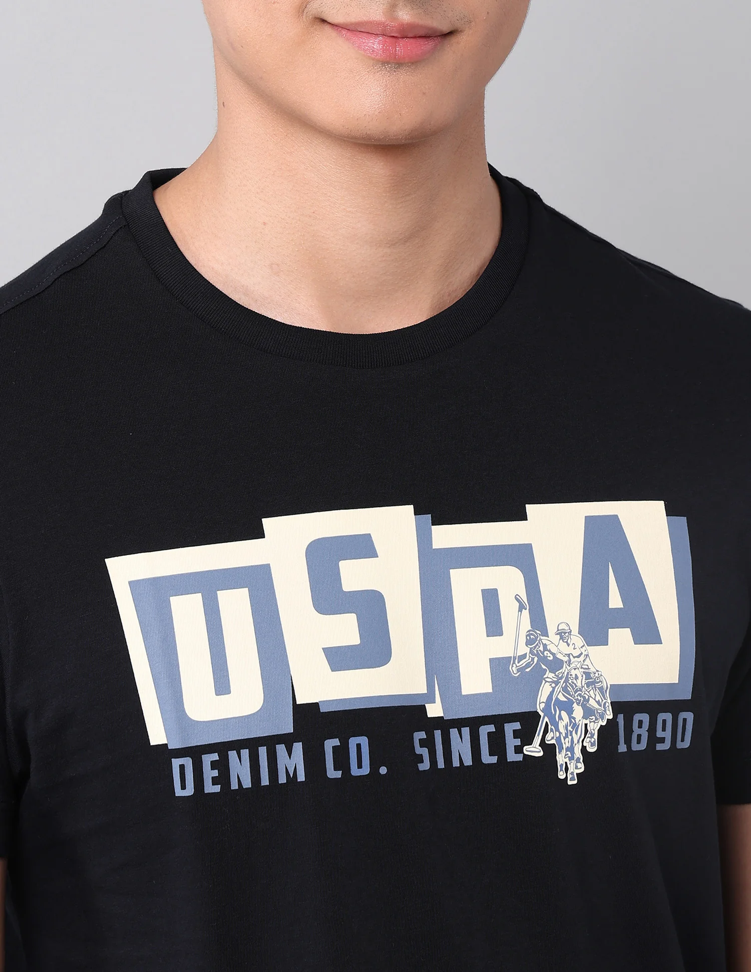 Brand Printed Muscle Fit T-Shirt - Image 7