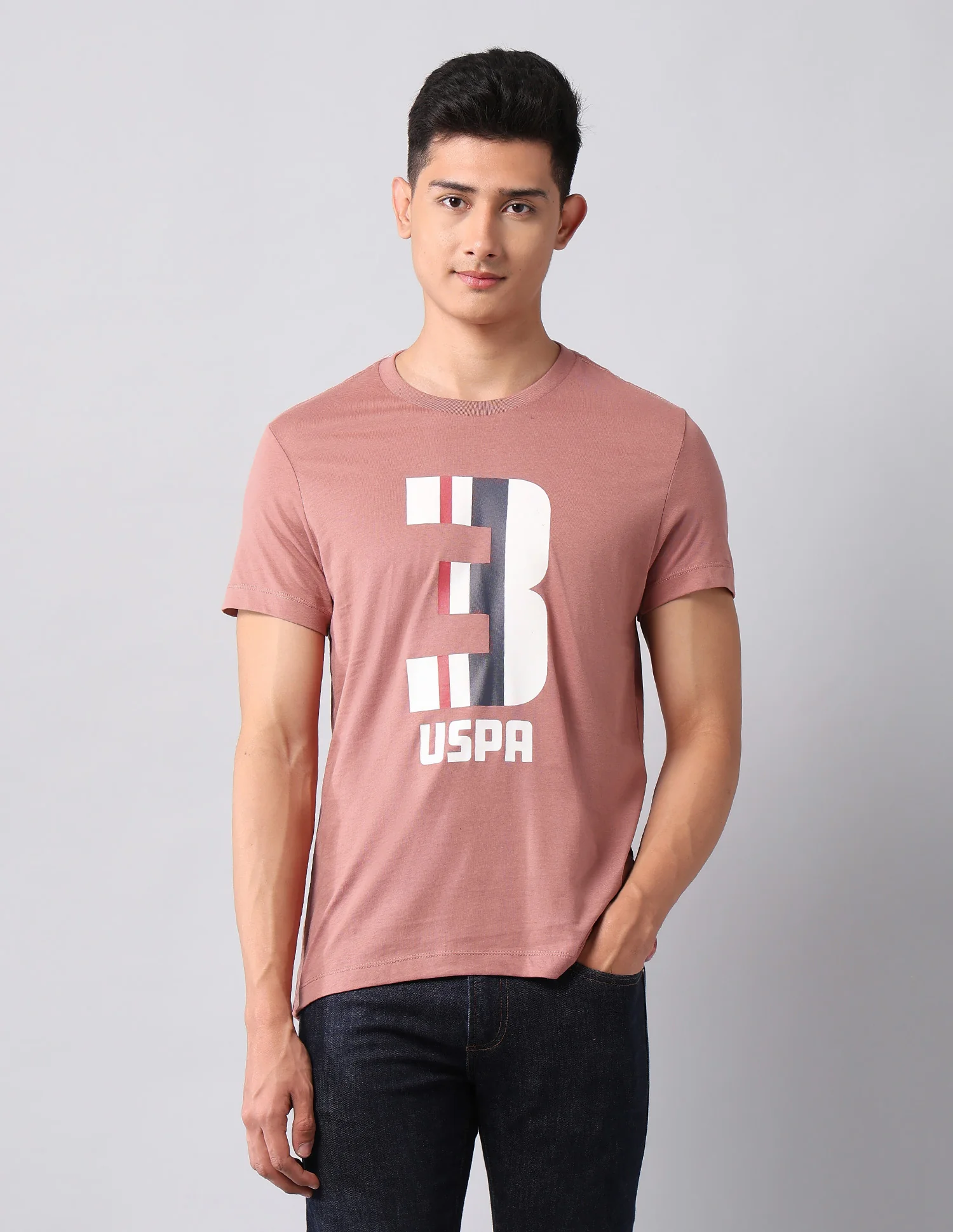 Brand Printed Muscle Fit T-Shirt - Image 6