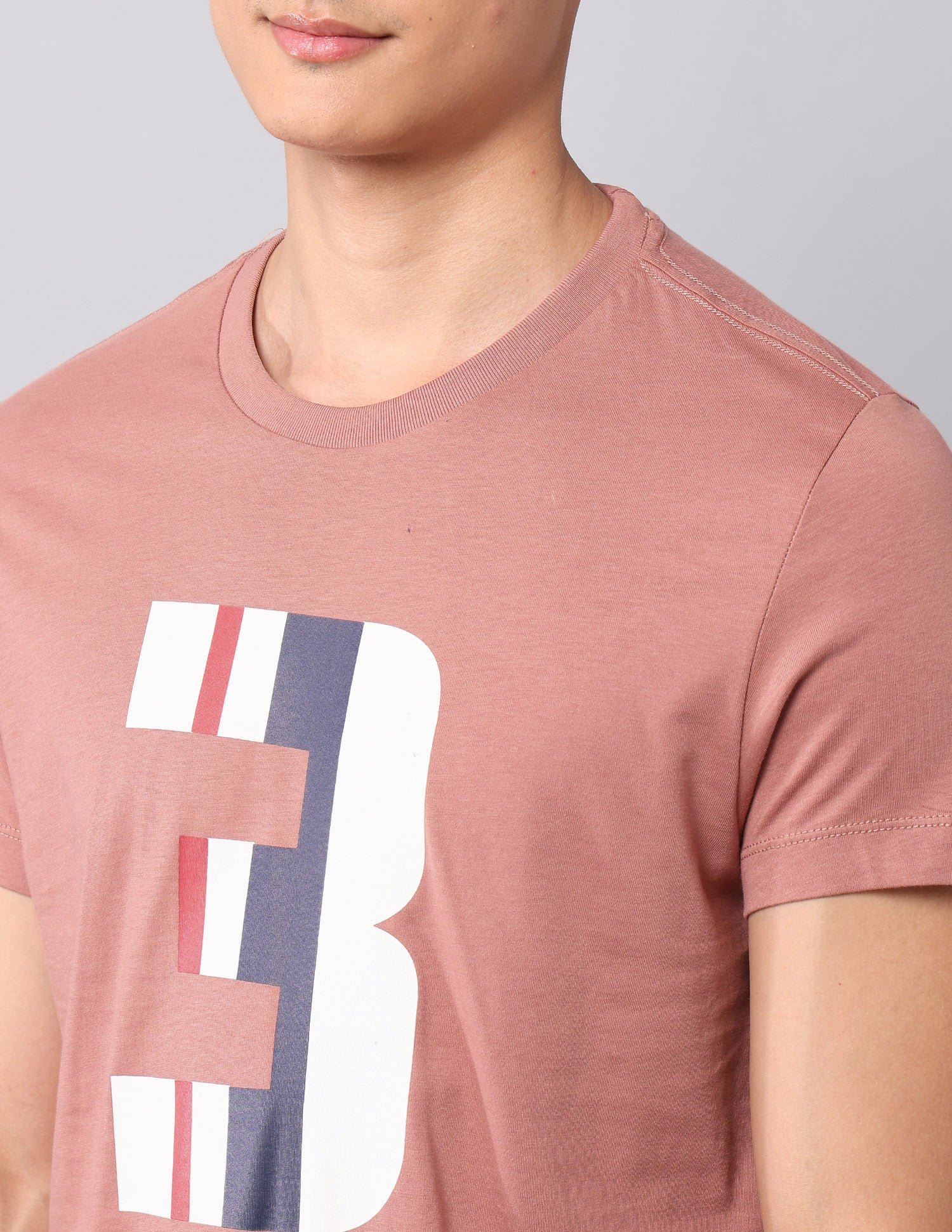 Brand Printed Muscle Fit T-Shirt - Image 7