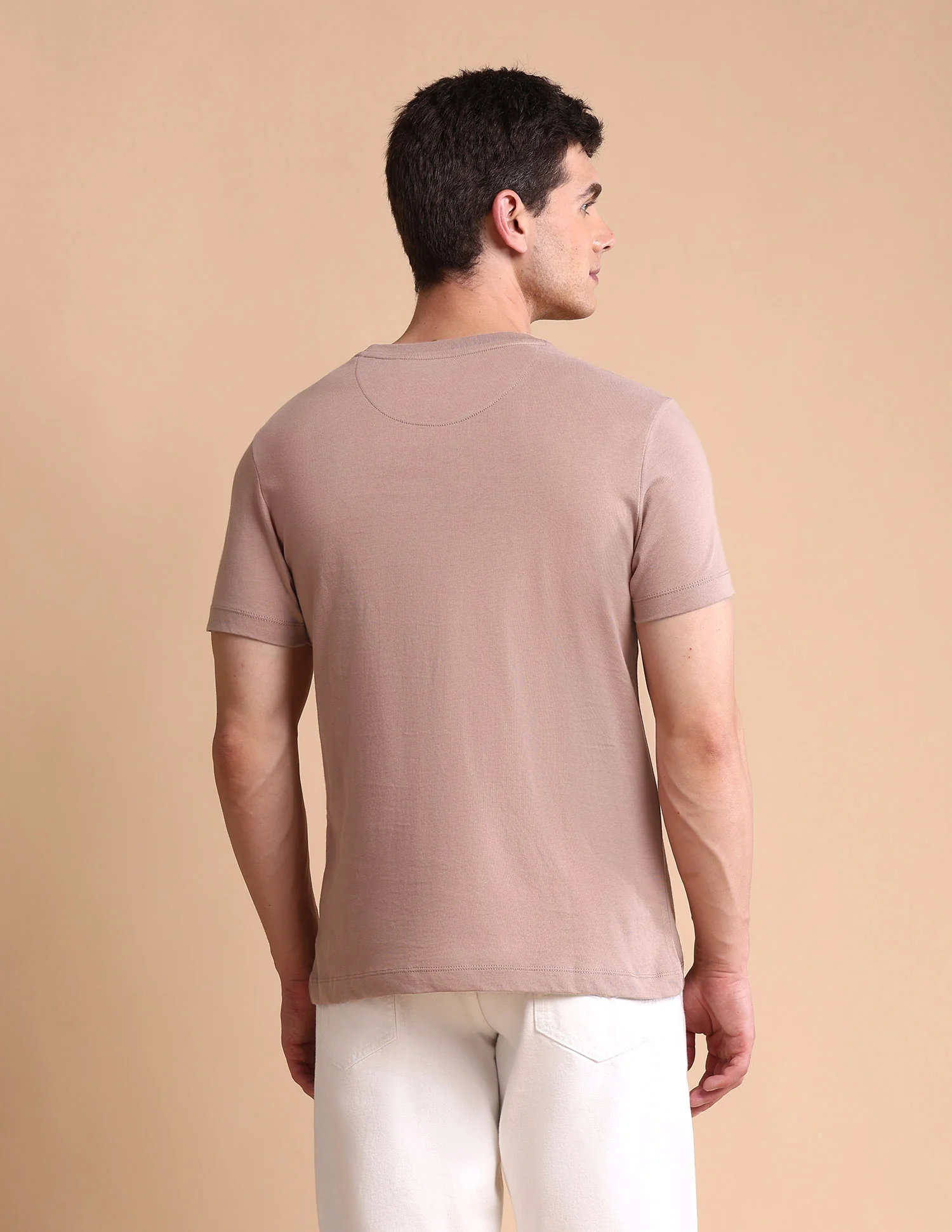 Brand Printed Muscle Fit T-Shirt - Image 5