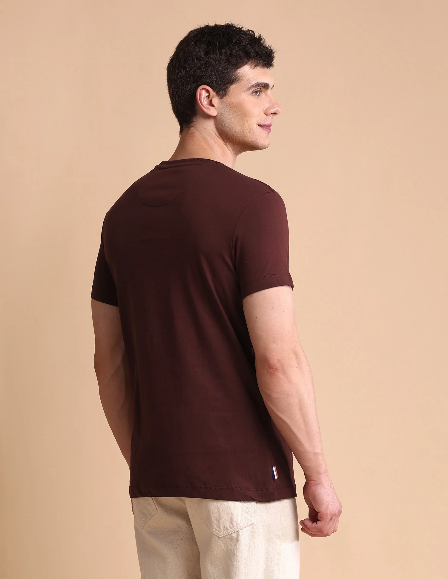 Brand Printed Muscle Fit T-Shirt - Image 5