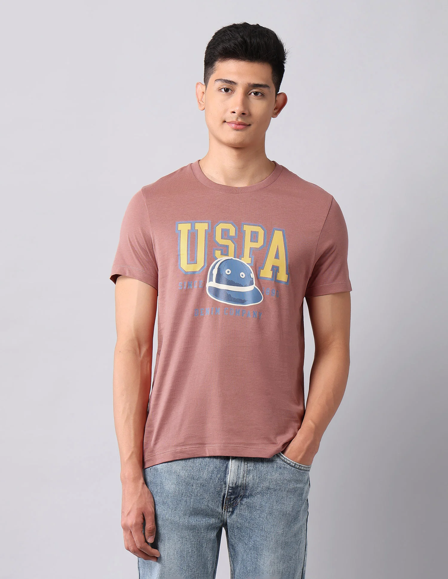 Brand Printed Muscle Fit T-Shirt - Image 6