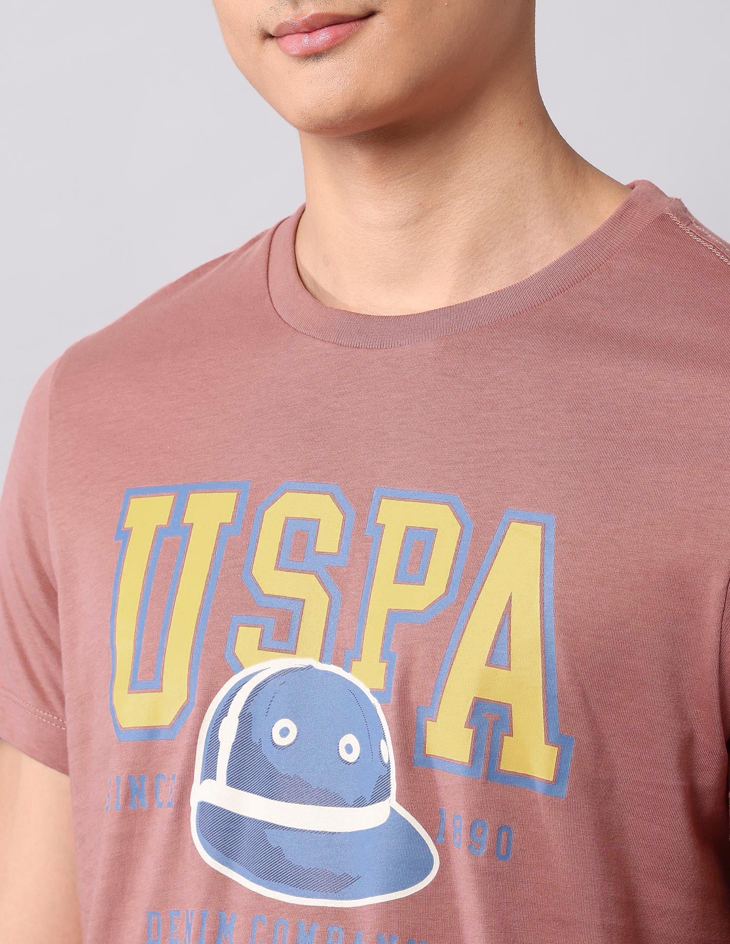 Brand Printed Muscle Fit T-Shirt - Image 7