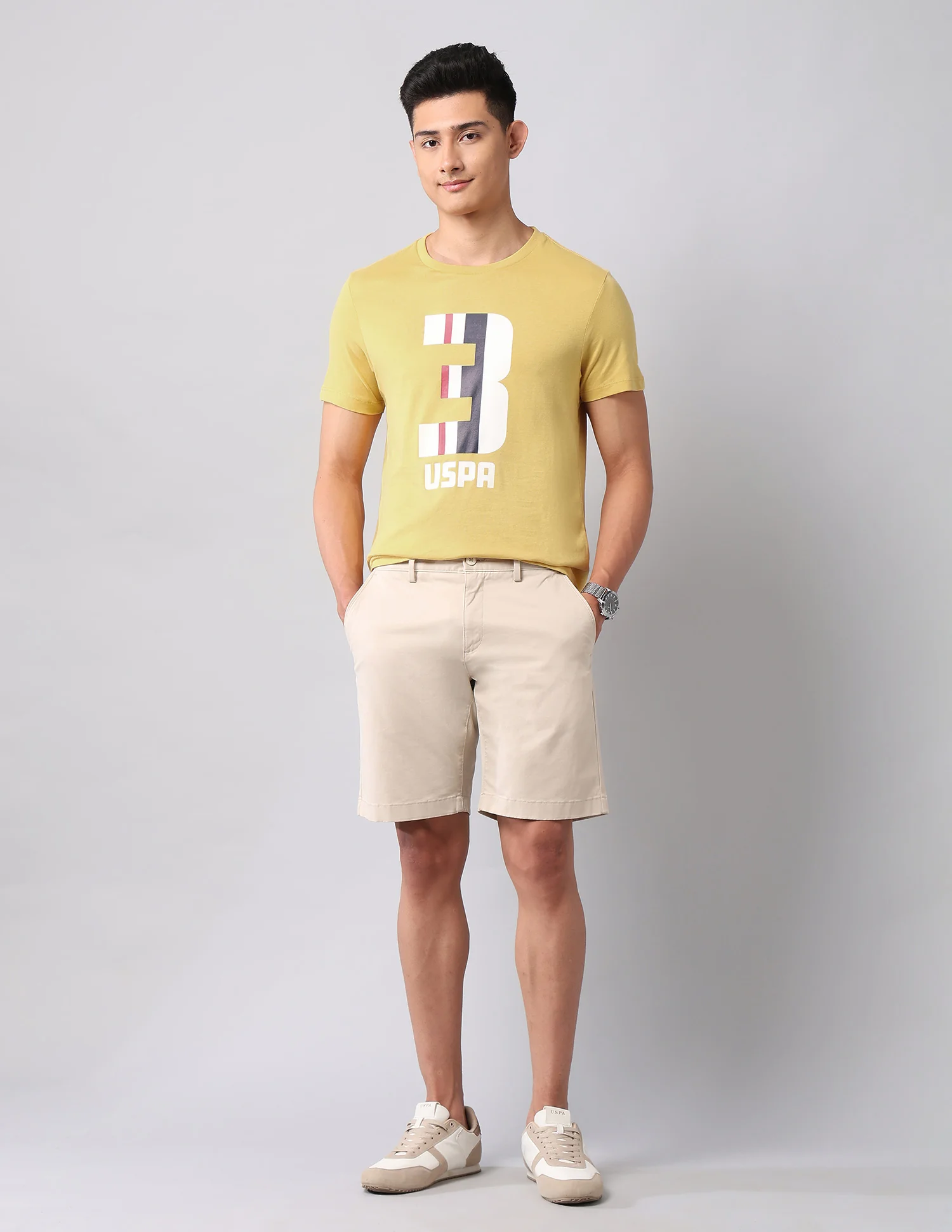Brand Printed Muscle Fit T-Shirt - Image 3