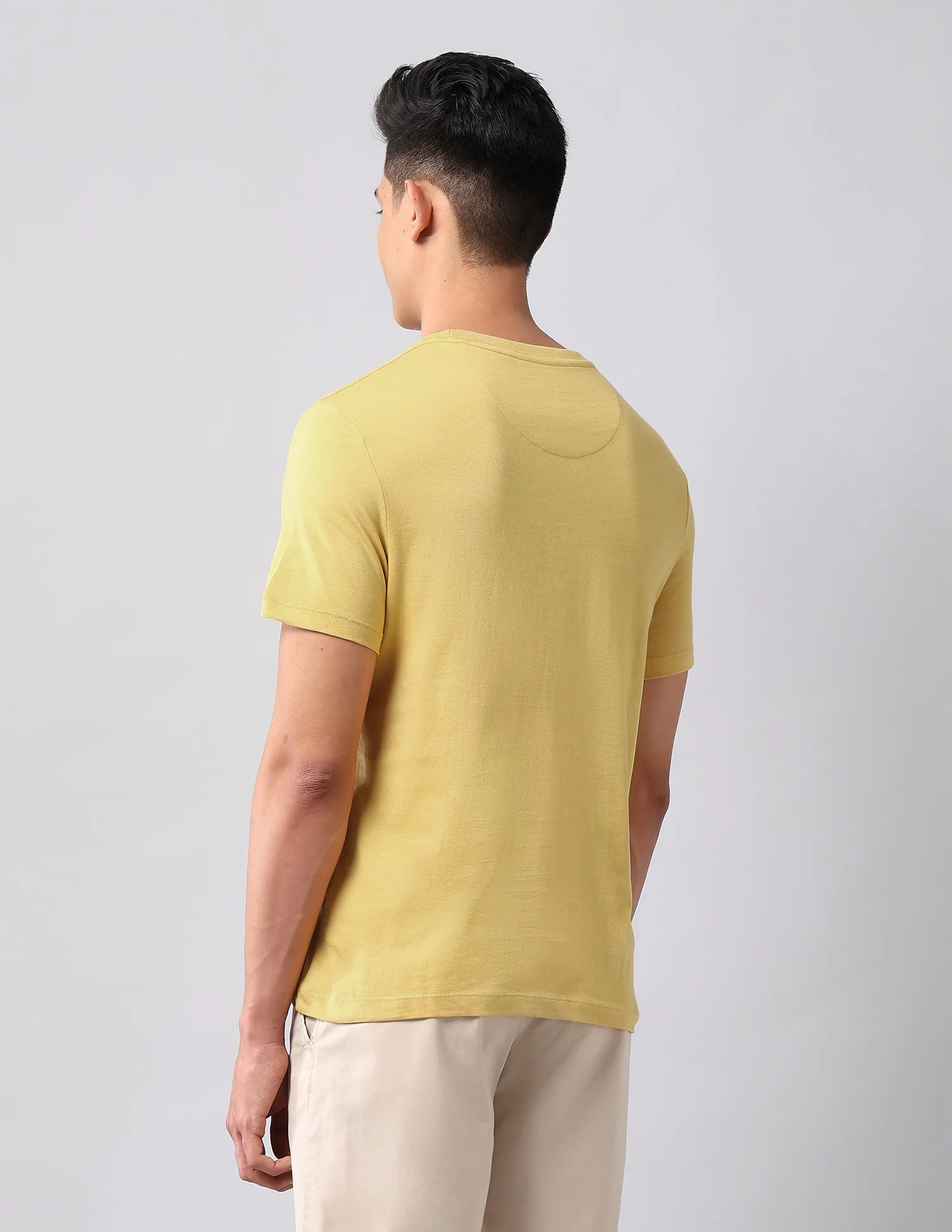 Brand Printed Muscle Fit T-Shirt - Image 5