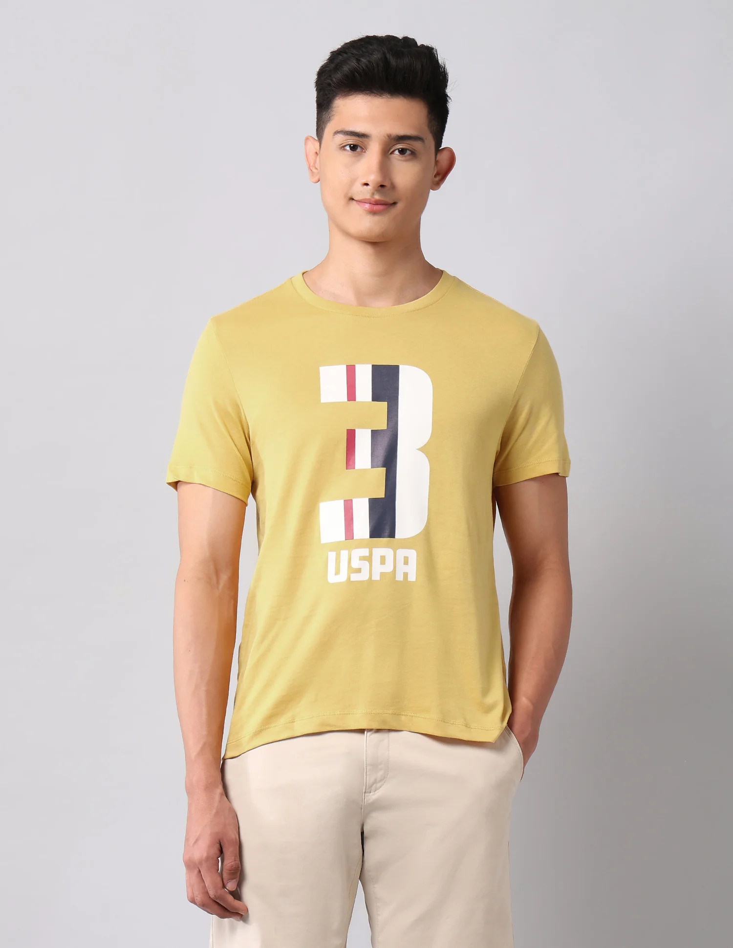 Brand Printed Muscle Fit T-Shirt - Image 6