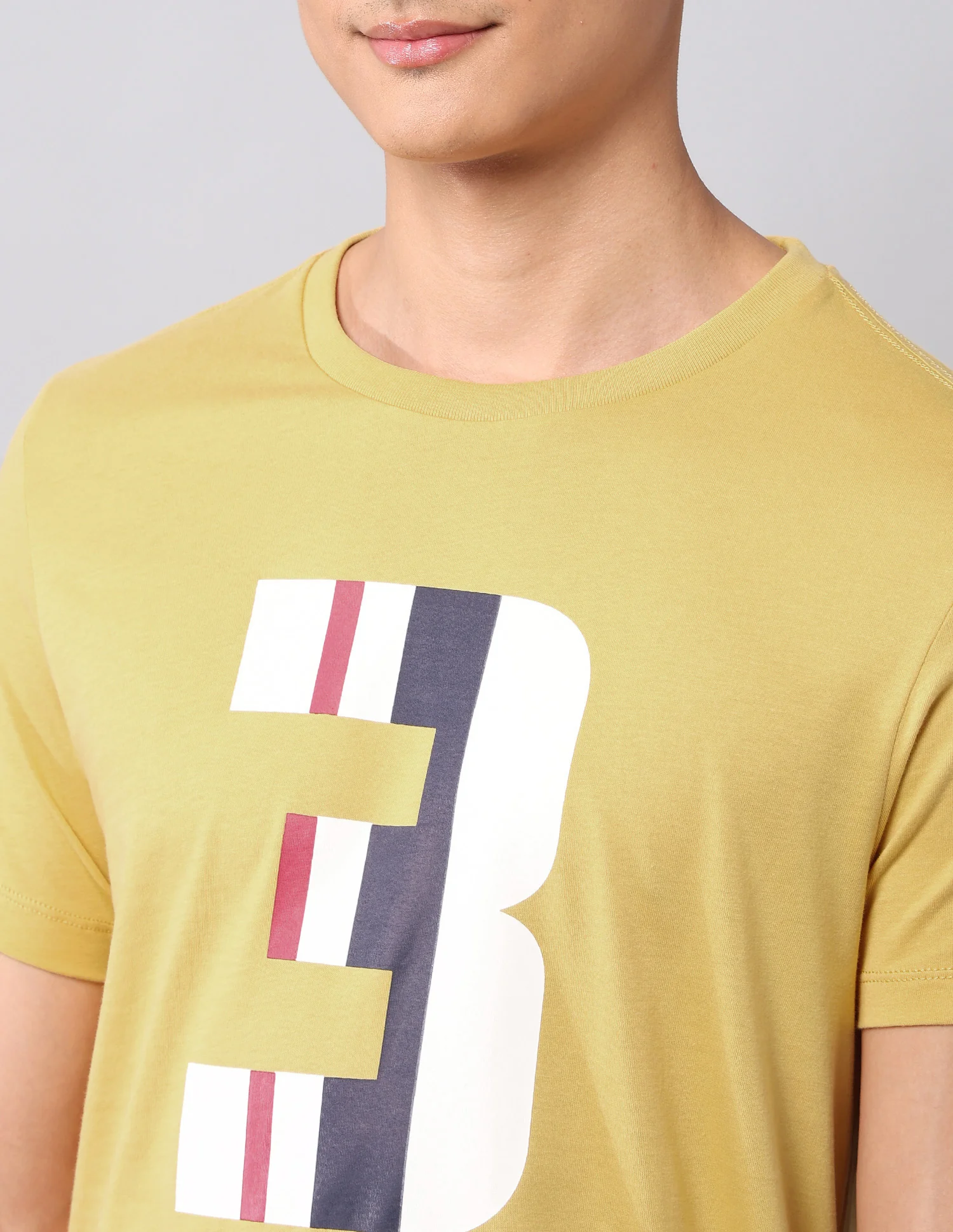 Brand Printed Muscle Fit T-Shirt - Image 7