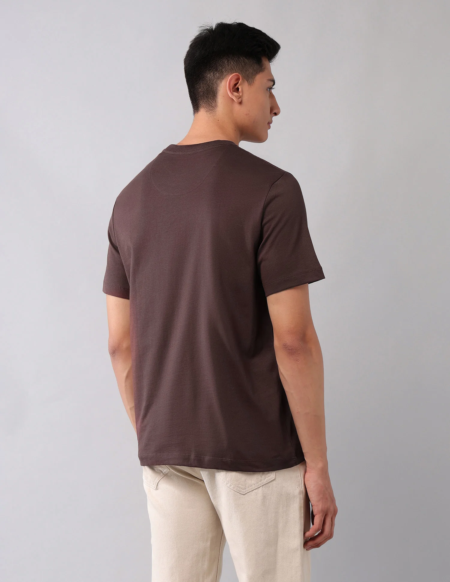 Brand Printed Muscle Fit T-Shirt - Image 5