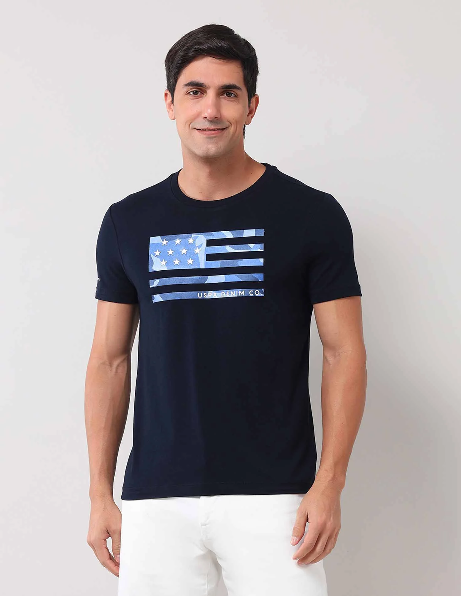 Brand Printed Muscle Fit T-Shirt - Image 6