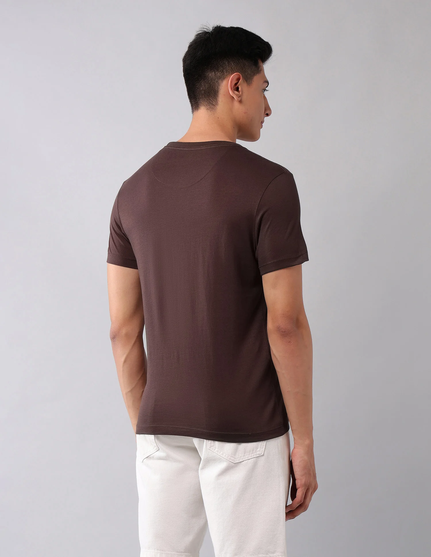 Brand Printed Muscle Fit T-Shirt - Image 5