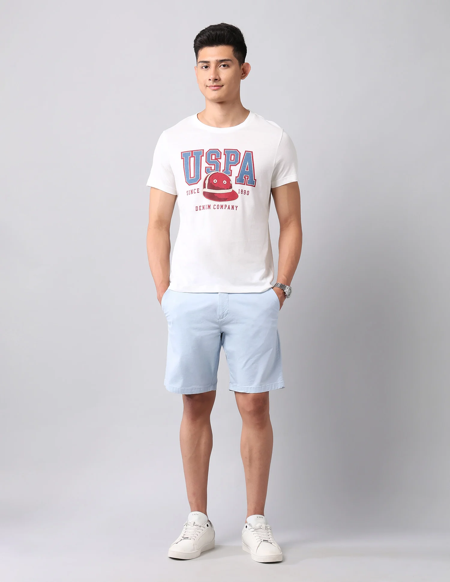 Brand Printed Muscle Fit T-Shirt - Image 3