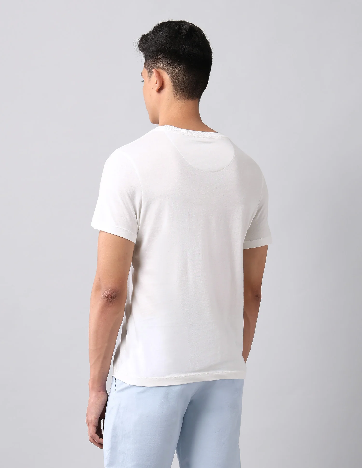 Brand Printed Muscle Fit T-Shirt - Image 5