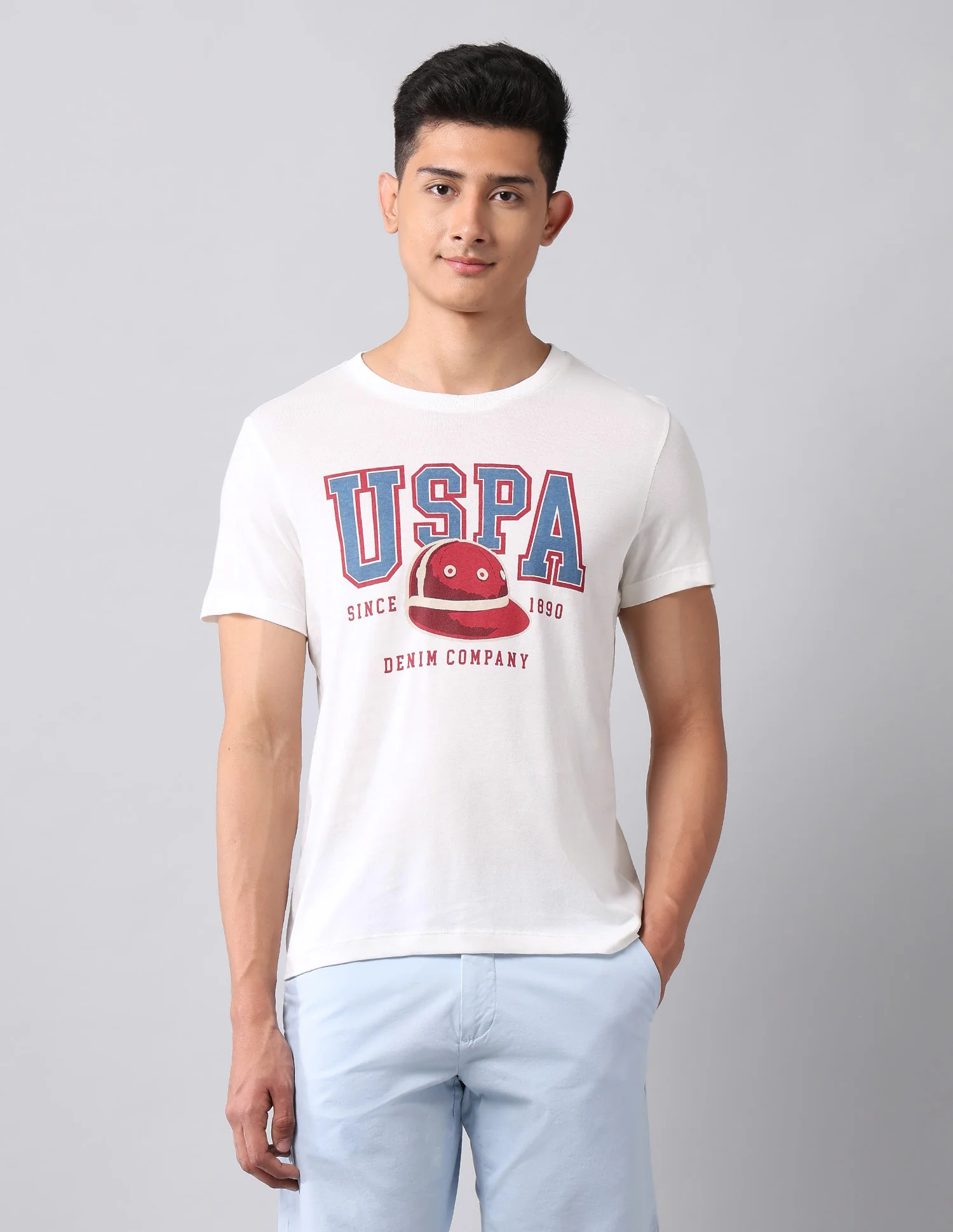 Brand Printed Muscle Fit T-Shirt - Image 6