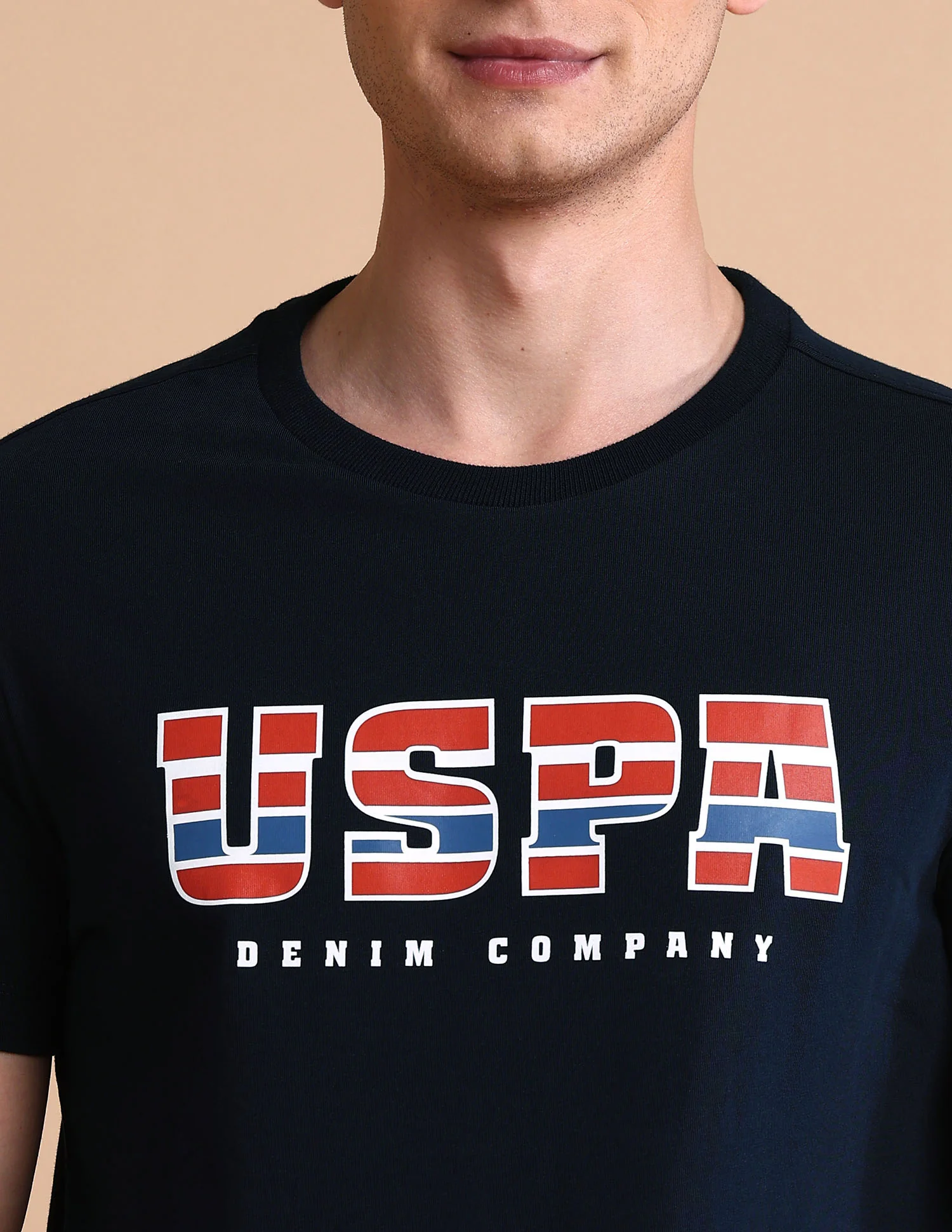 Brand Printed Muscle Fit T-Shirt - Image 7