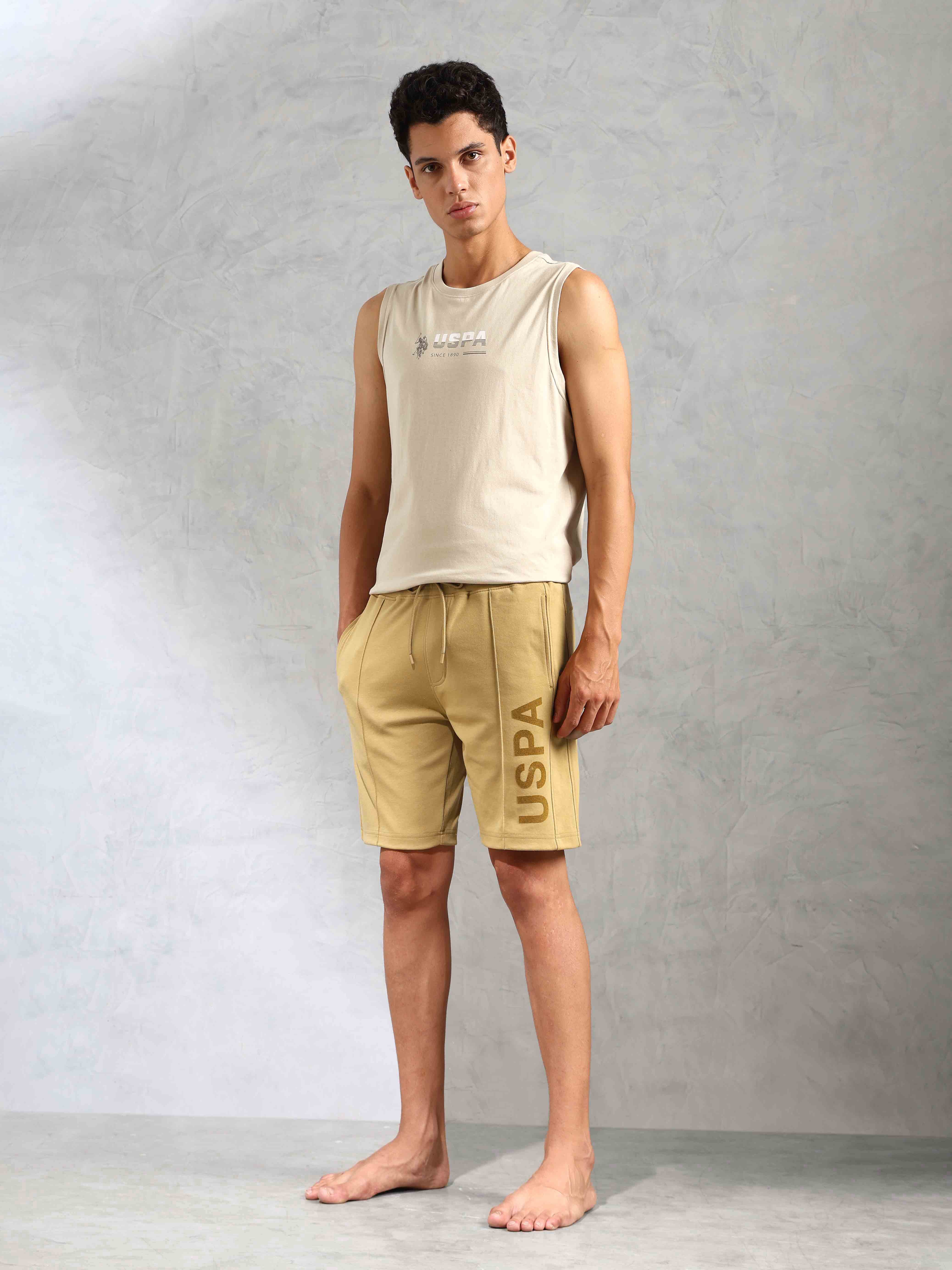 Brand Printed OES06 Lounge Shorts - Pack Of 1 - Image 3