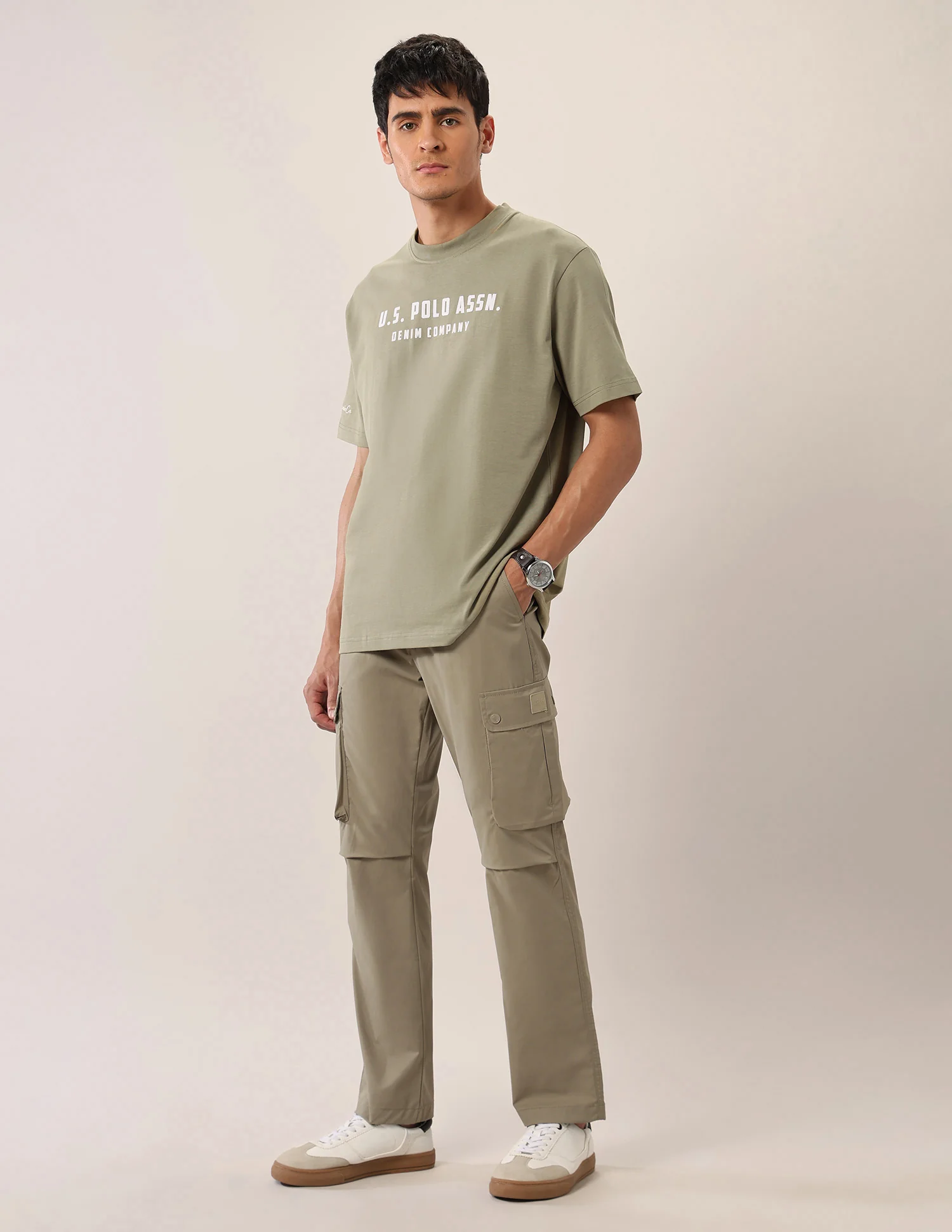 Brand Printed Oversized Fit T-Shirt - Image 3