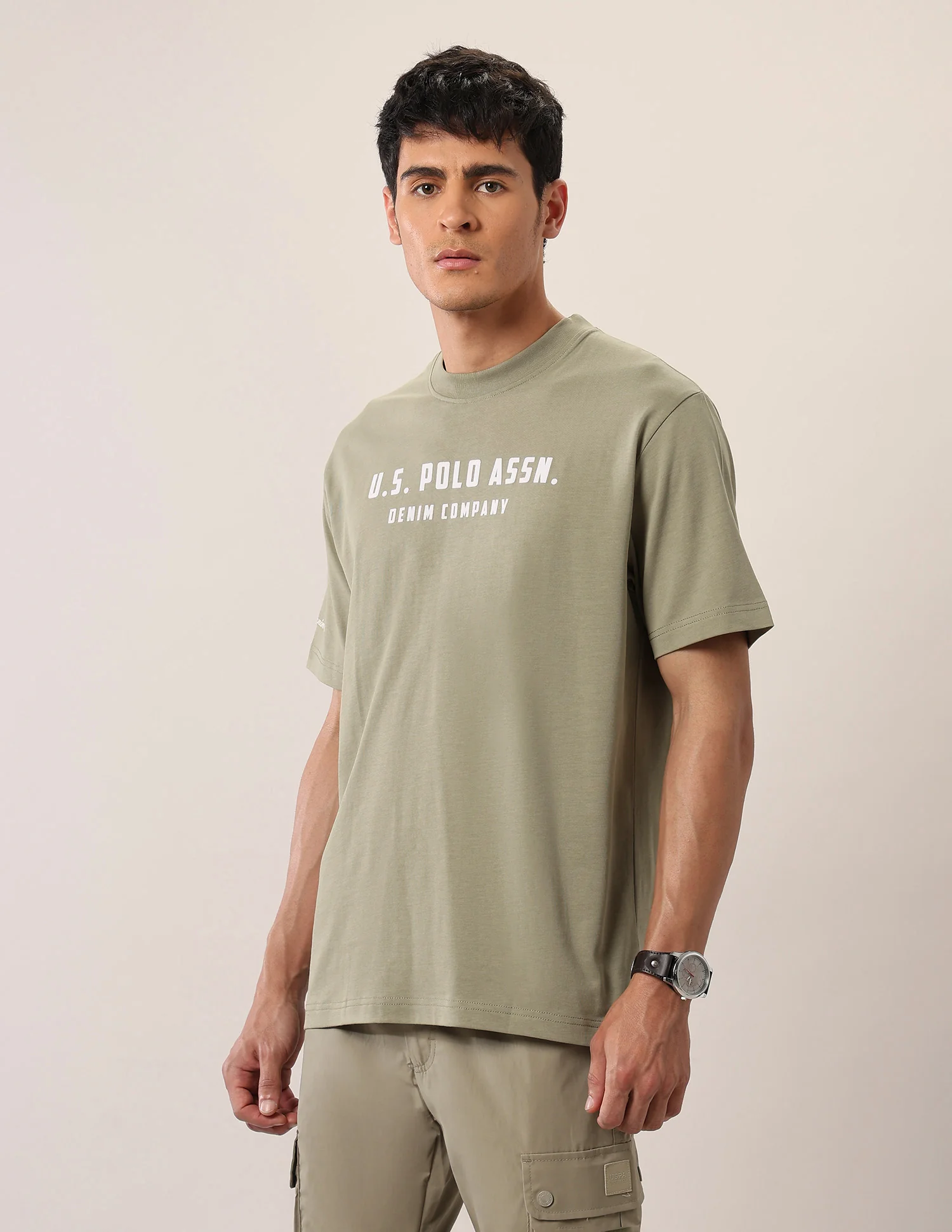Brand Printed Oversized Fit T-Shirt - Image 4